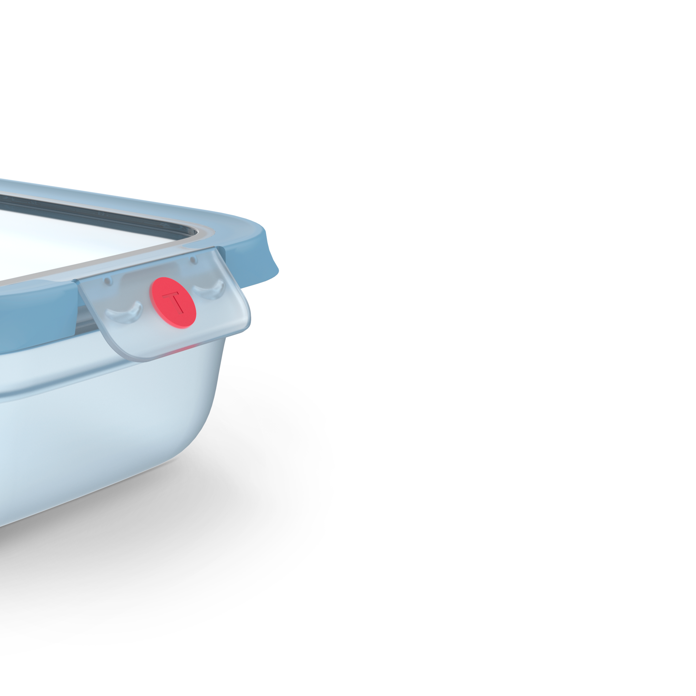 ONECLICK, Boîte de conservation, 1,2L, Bleu