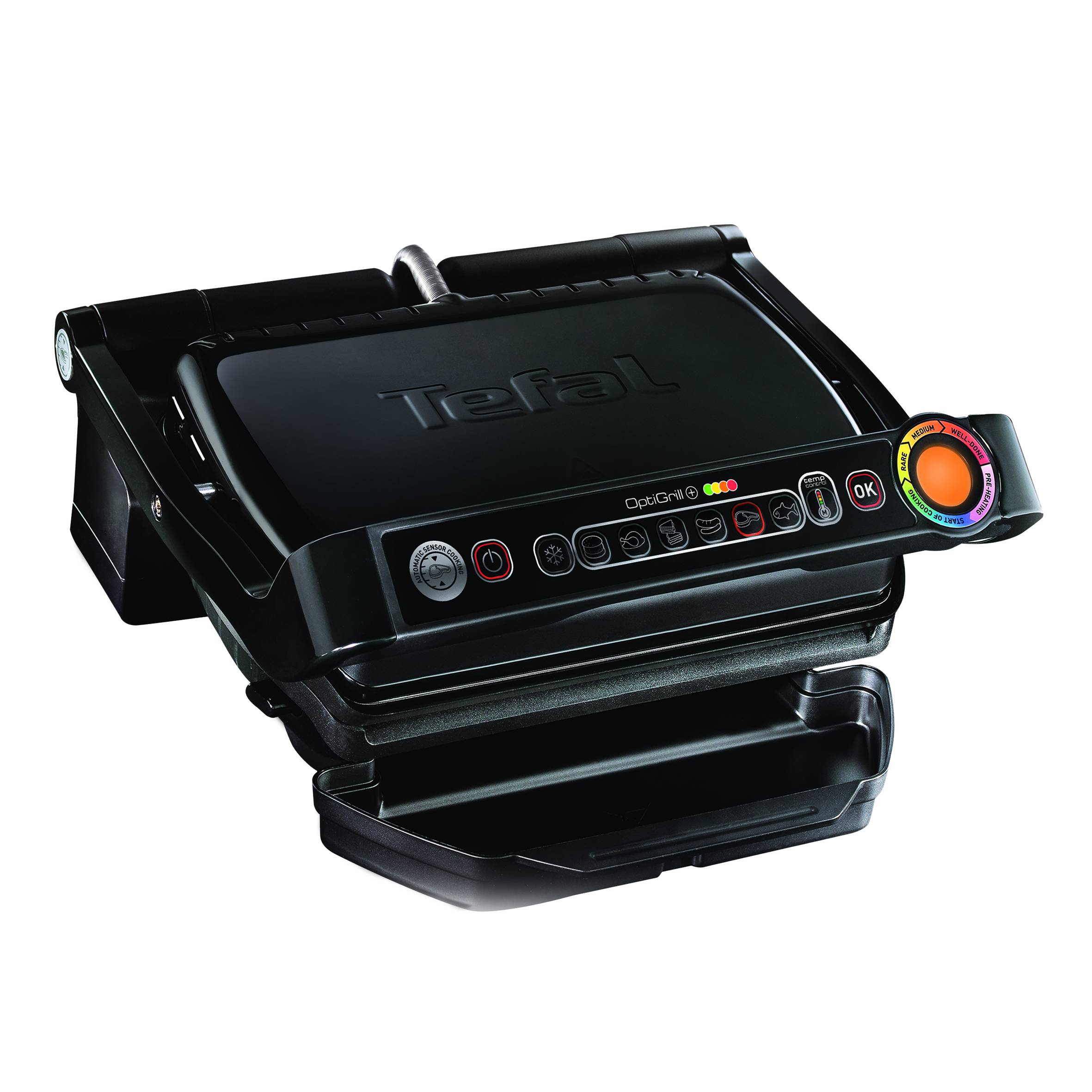 Optigrill+, grill intelligent, 6 programmes, mode manuel, 4 personnes