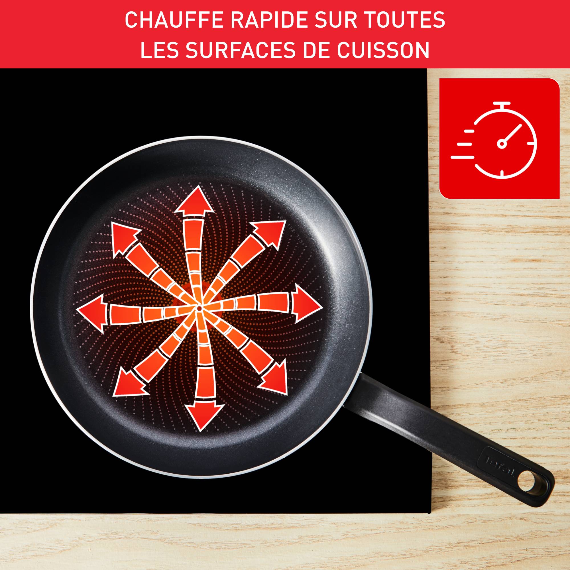 Poêle So'Light 28&nbsp;cm, Poêle induction légère, Technologie Light Tech