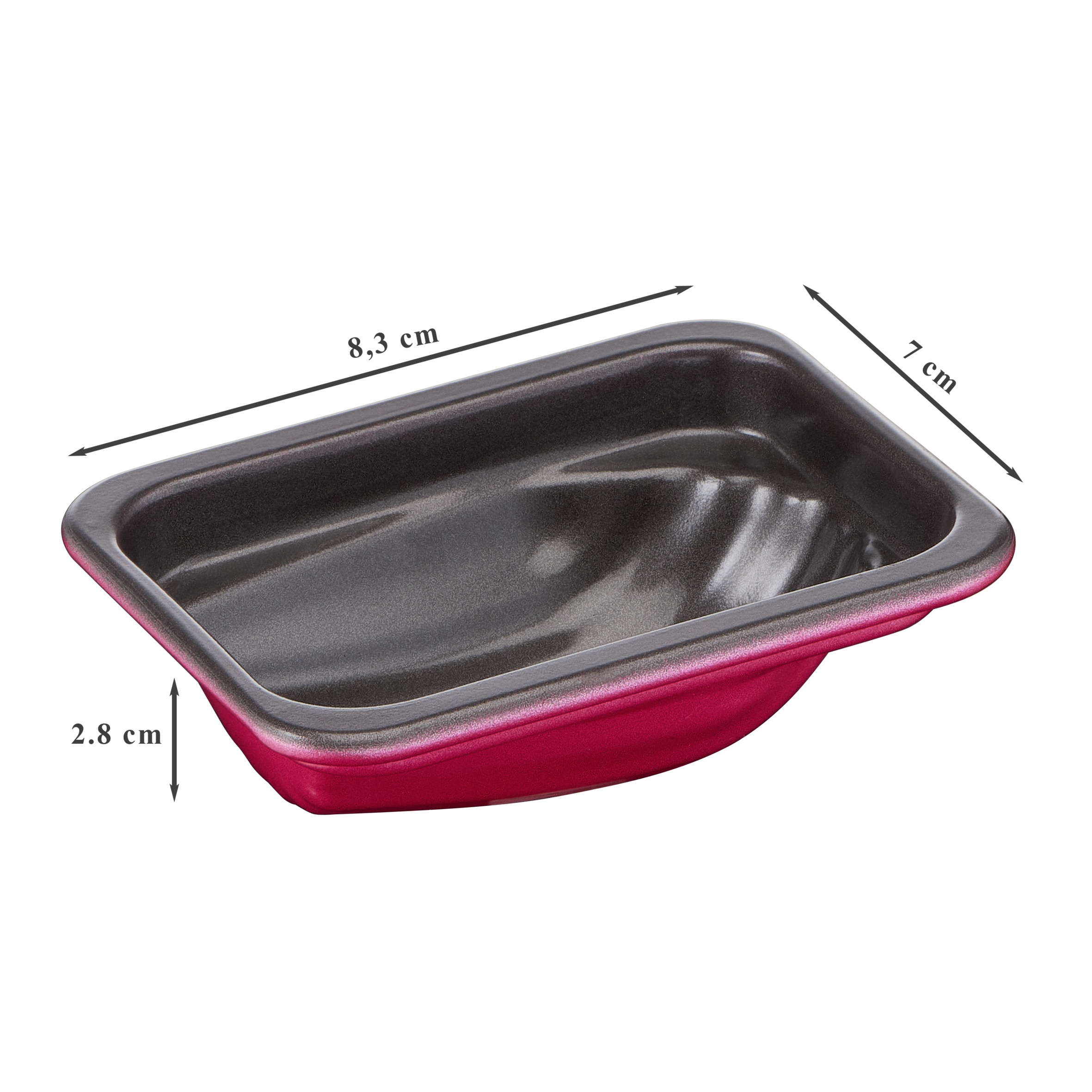 Creabake 3 moules à madeleines 8,3 x 6,5cm