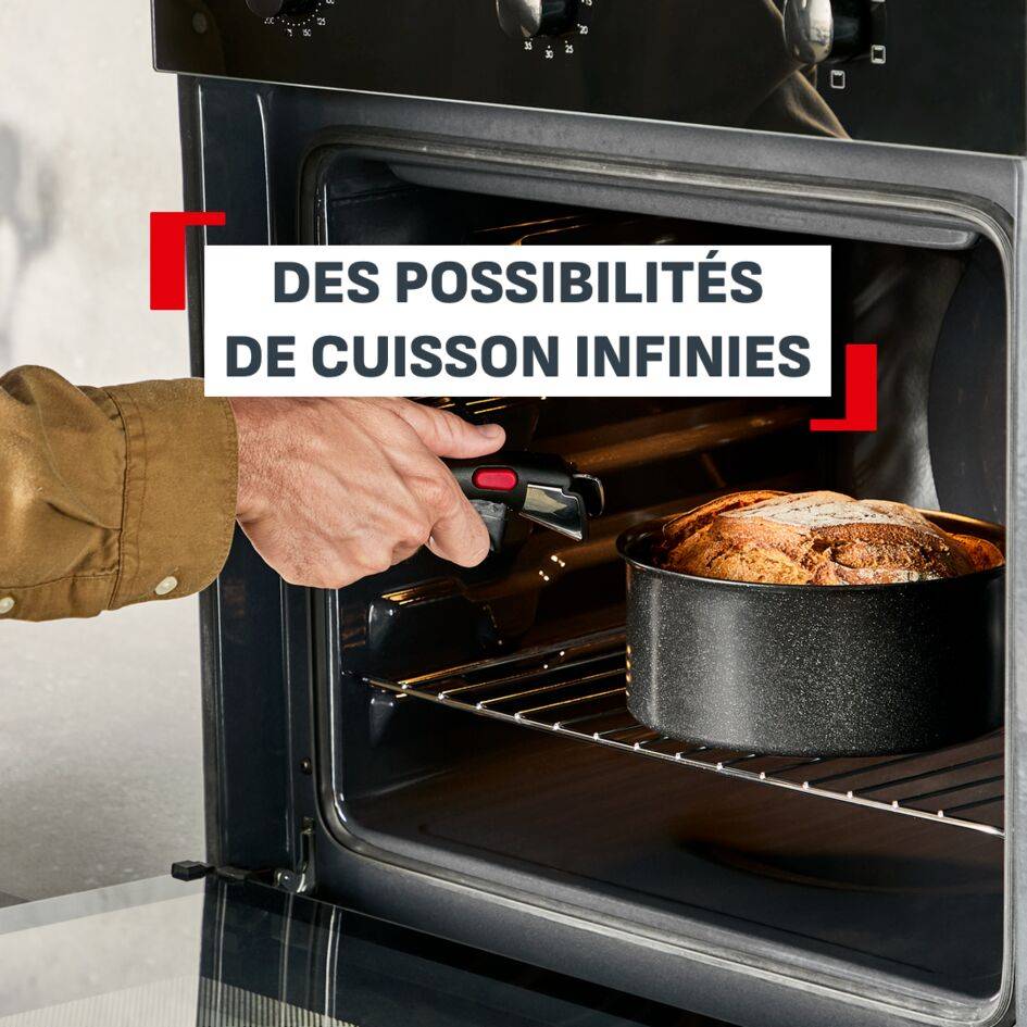 Ingenio Excellence Ceramic, Casserole 20&nbsp;cm, Empilable, Revêtement céramique antiadhésif