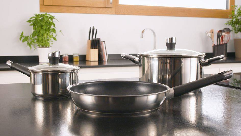 EMOTION INOX Marmite 22 cm (6 L) + couvercle en verre 