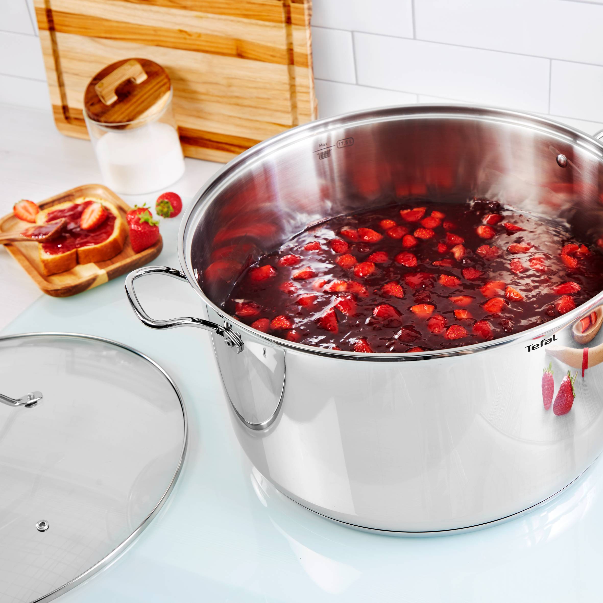 Intuition XL extra grande marmite inox 32cm (14l) + cv