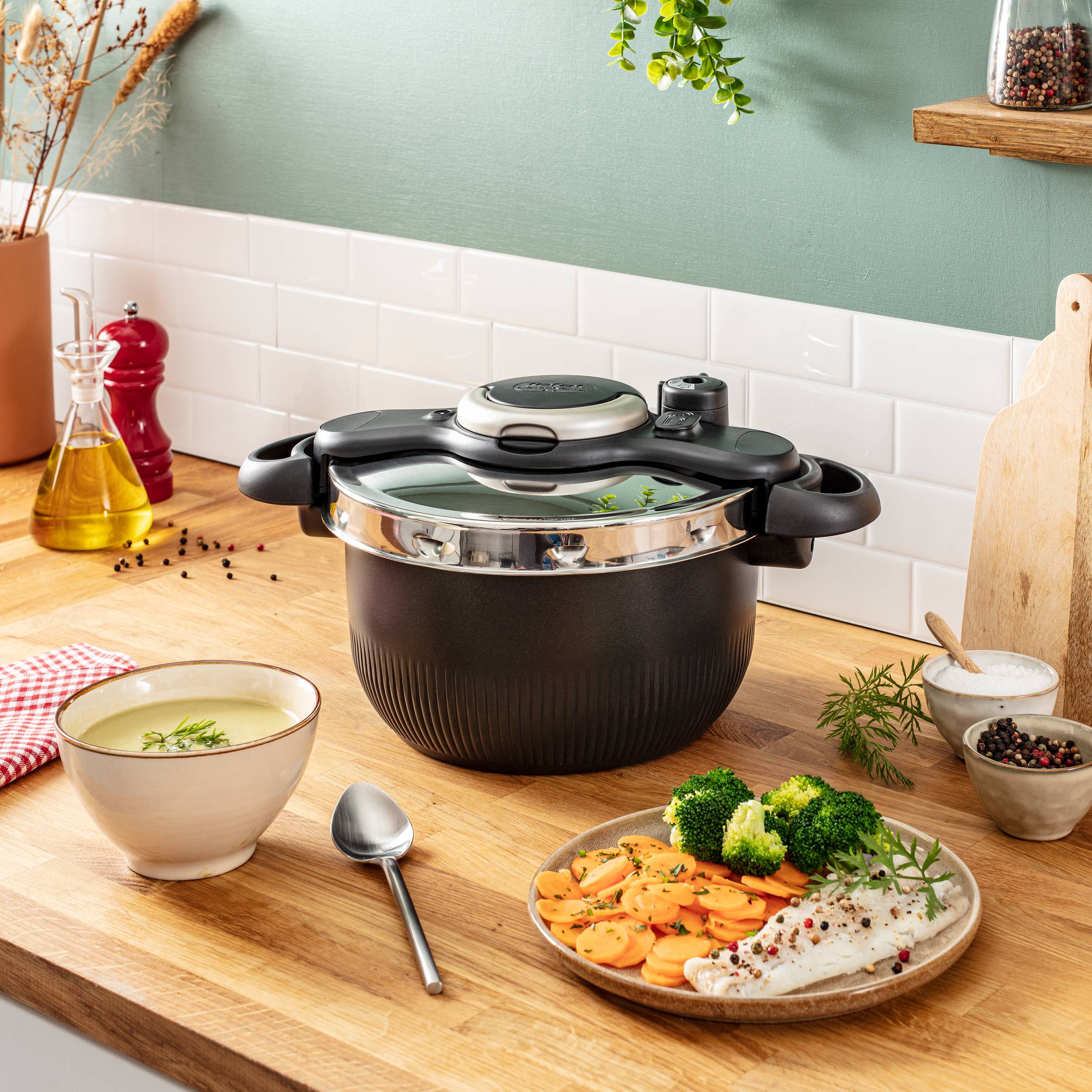 Clipsominut'® delice pressure cooker 6l