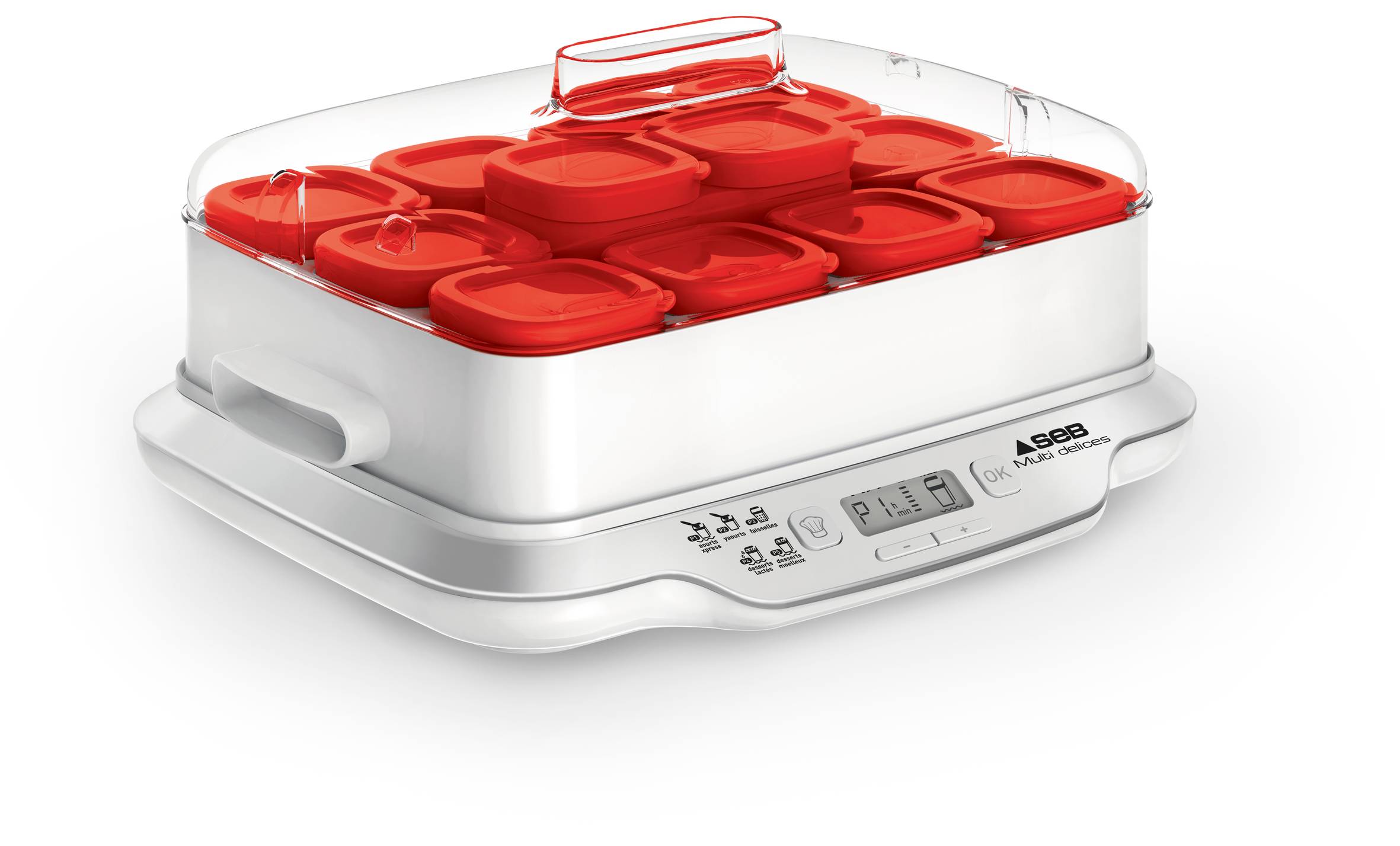 MULTI DELICES EXPRESS 12 POTS ROUGE