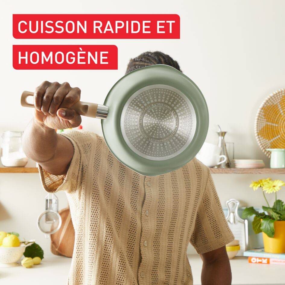 One Pick Pot, Poêle 22&nbsp;cm, Polyvalence, Revêtement antiadhésif résistant