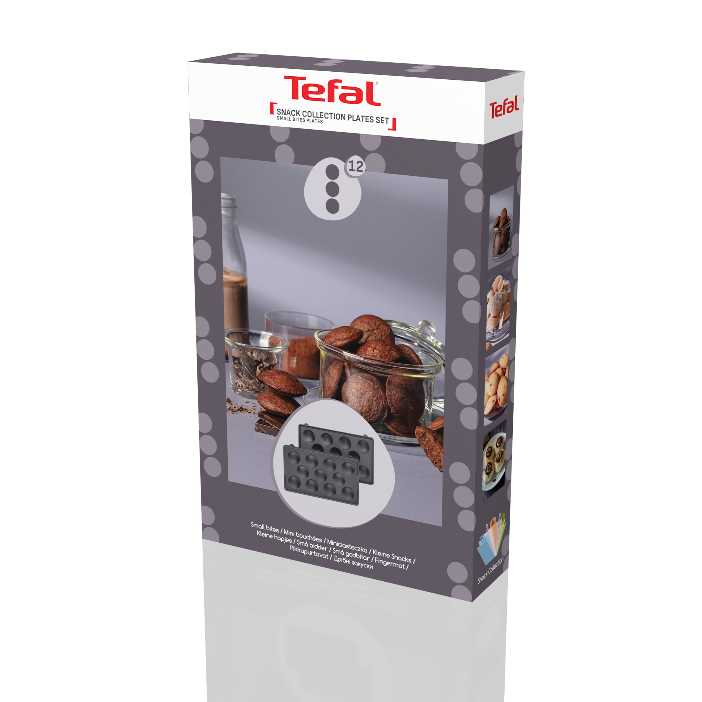 2 plaques Mini bouchée Snack Collection XA8112F0