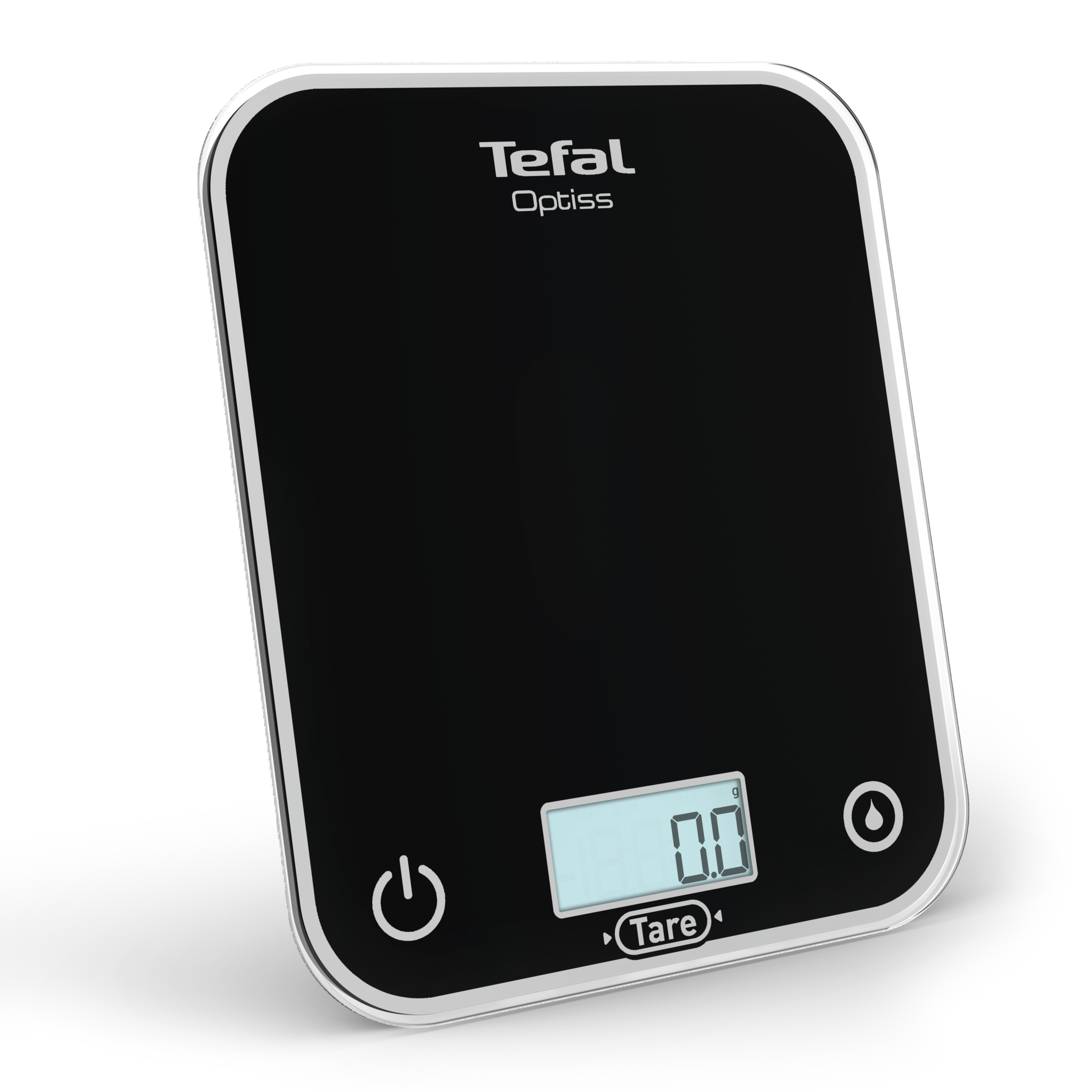 Optiss, Balance de cuisine électronique, jusqu'à 5 Kg, Noire