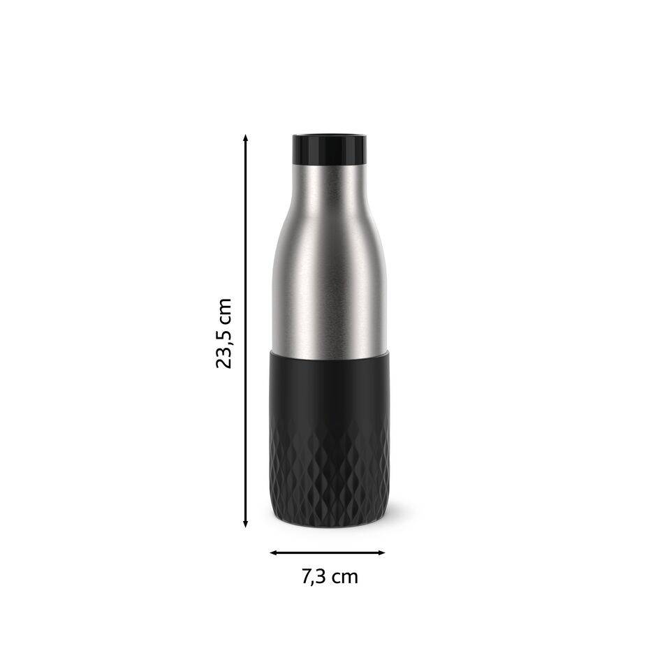 BLUDROP SLEEVE Gourde 0.5 L noir