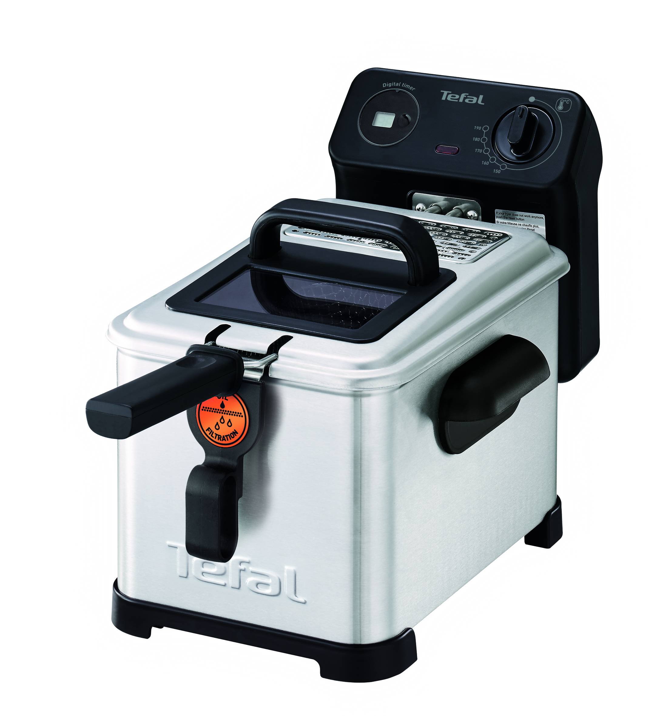 Filtra Pro, Friteuse à huile semi-professionnelle, 4L, Jusqu'à 4 personnes