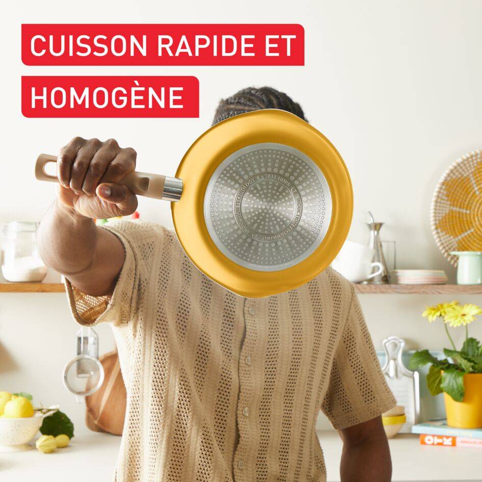 One Pick Pot, Poêle 22&nbsp;cm, Polyvalence, Revêtement antiadhésif résistant