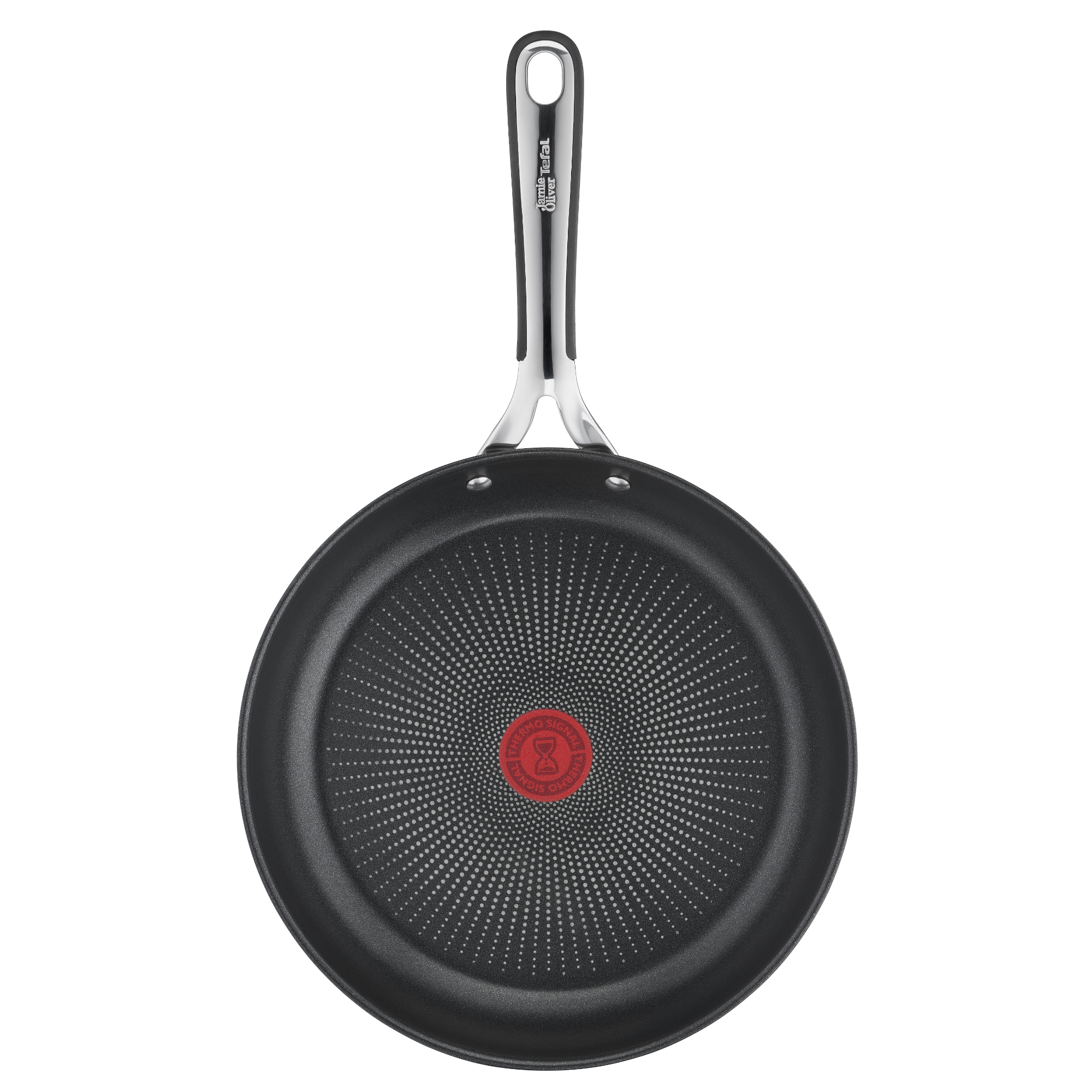 COOK' SMART Jamie Oliver Poêle Wok Inox 28 cm Revêtement anti-adhésif