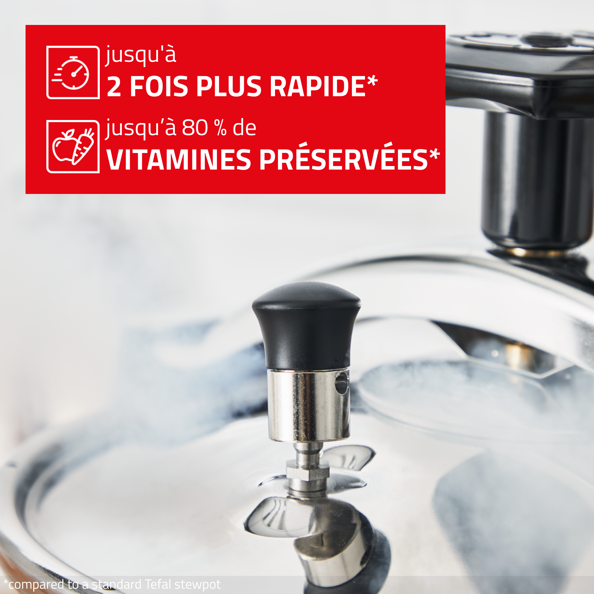 Authentique Eco, Cocotte-Minute® 4.5L, Cuisson rapide, Cuisine saine, Fabriqué en France