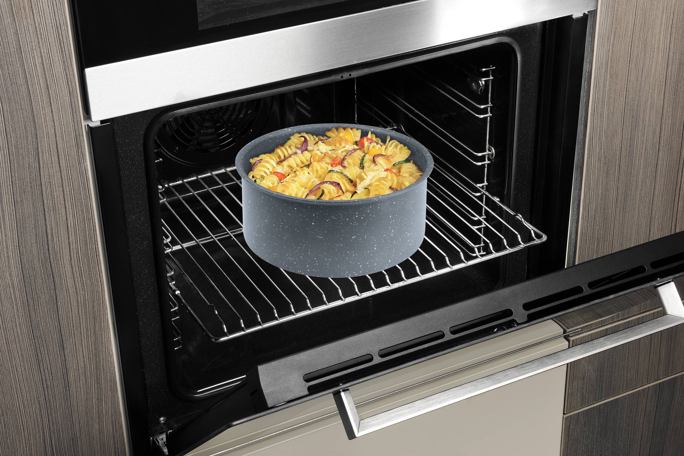 Casserole 18 cm INGENIO HARMONY GRIS MOUCHETÉ - INDUCTION