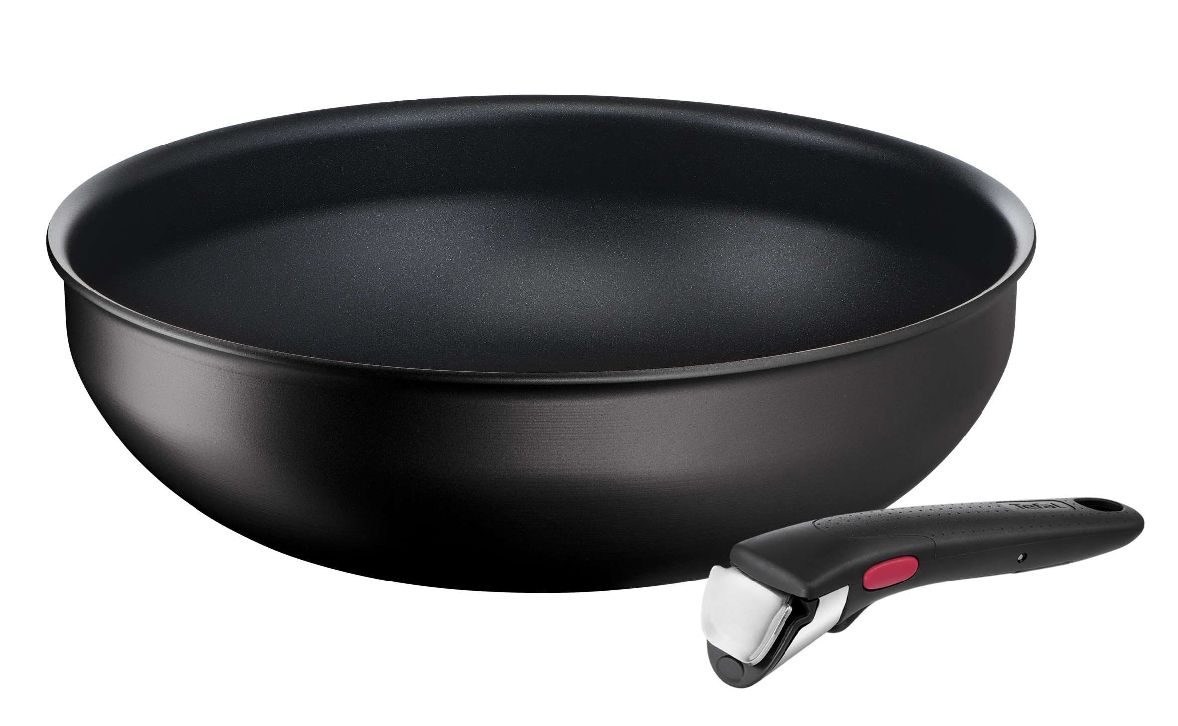 Ingenio Eco Resist, Lot 2pcs, 1 poêle wok + poignée amovible, Antiadhésif, Induction