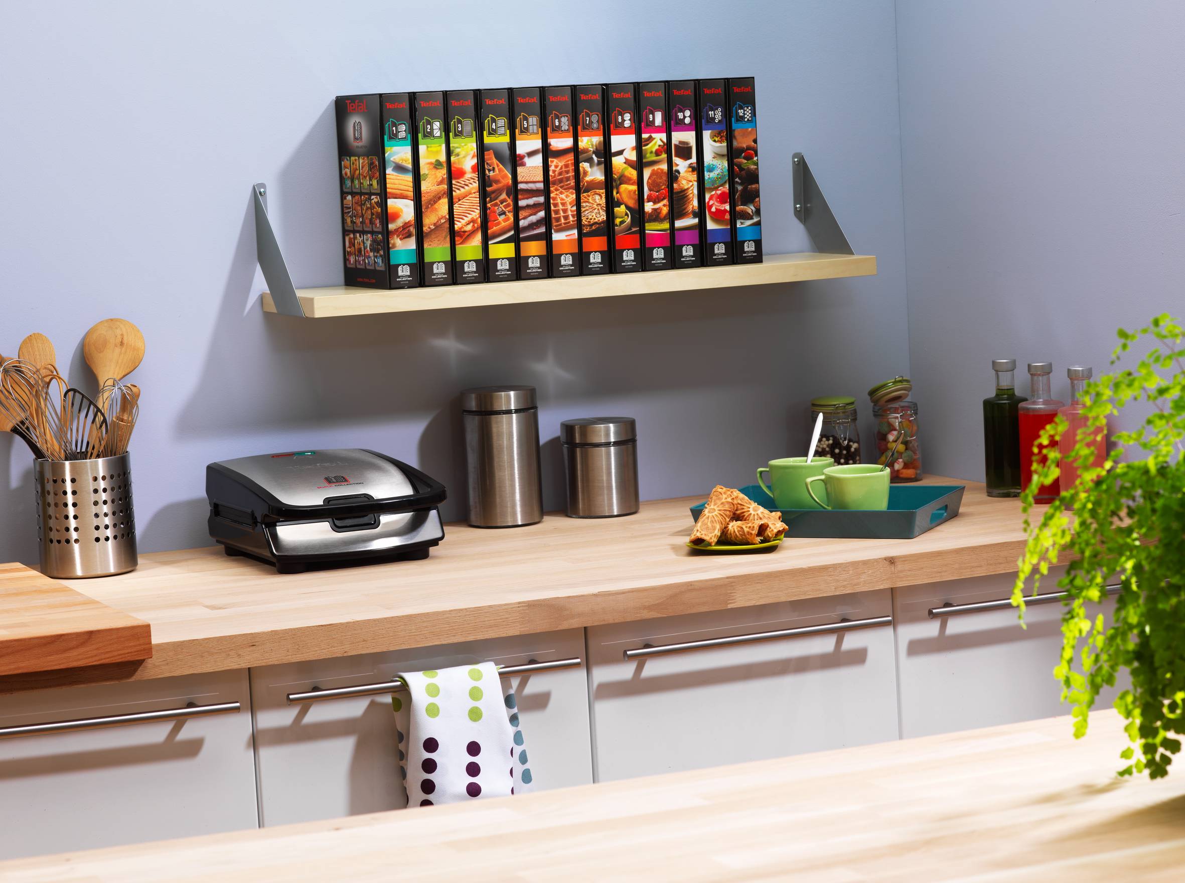 Snack Collection, 2 jeux de plaques, sandwichs et gaufres