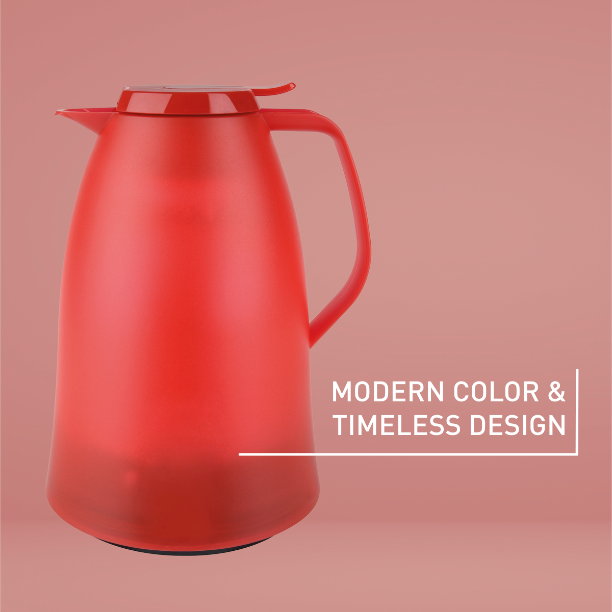 Carafe isotherme 1 L - Rouge translucide MAMBO