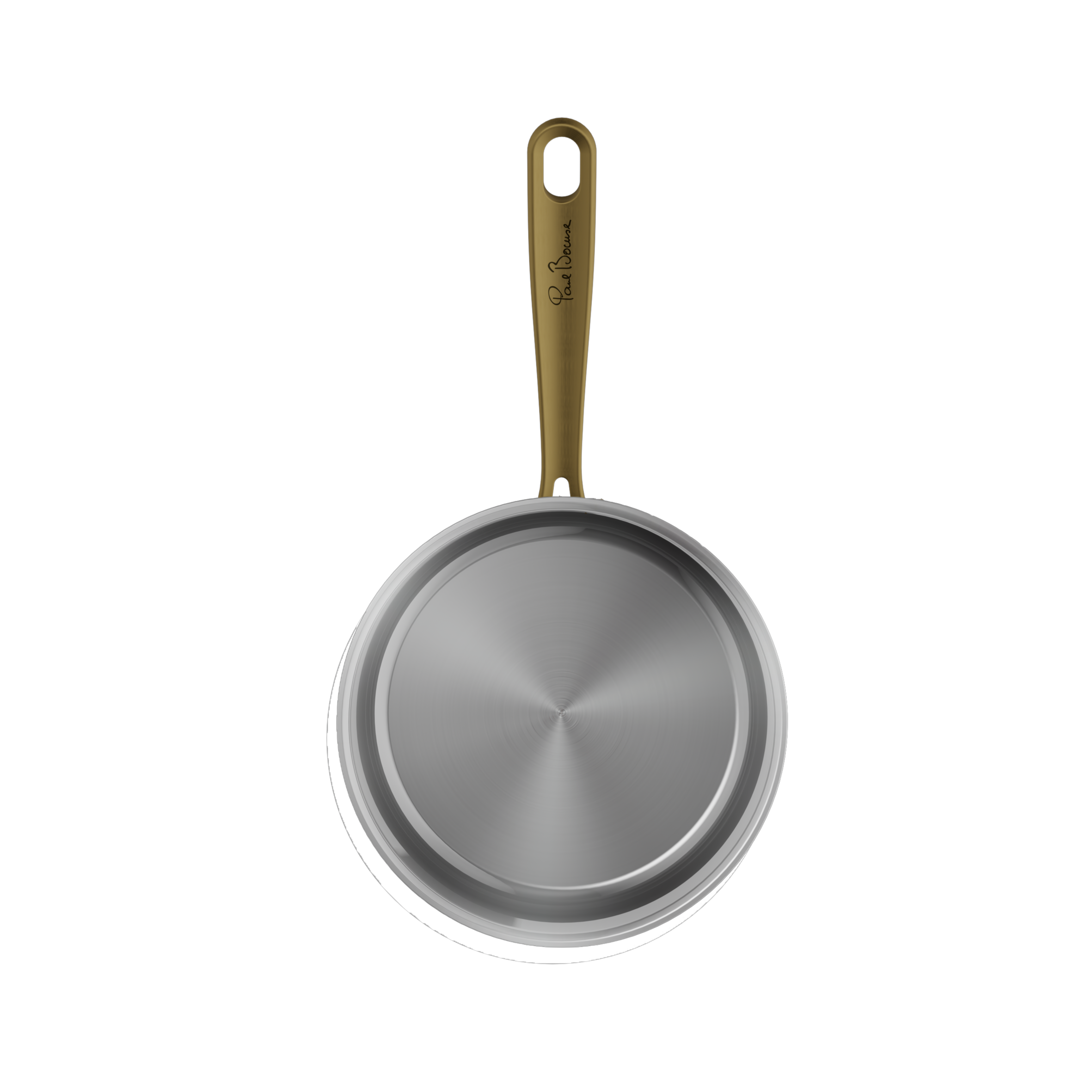 Tefal & Bocuse, Casserole de 20 cm avec couvercle en verre, Acier inoxydable sans revêtement