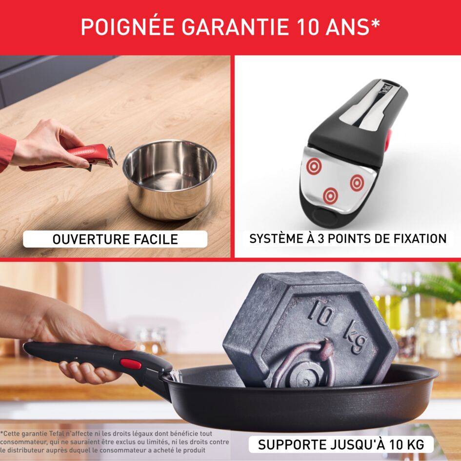 Ingenio Eco Resist, Antiadhésif, Batterie de cuisine 13 pièces, Induction