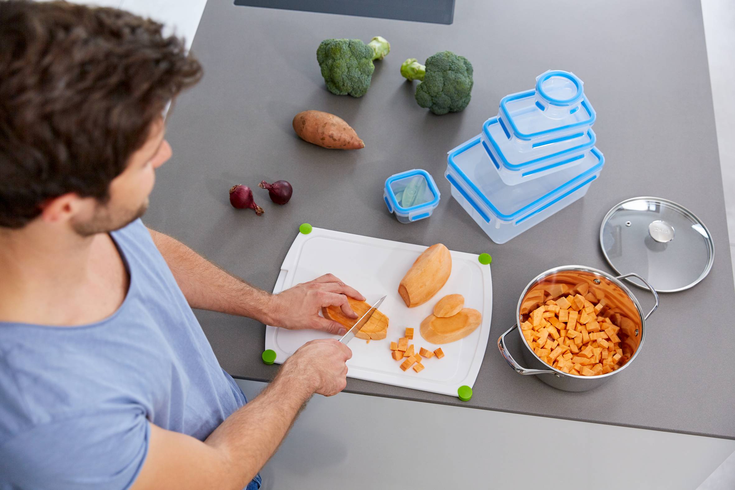 MASTERSEAL FRESH Lot de 5 boîtes de conservation alimentaire