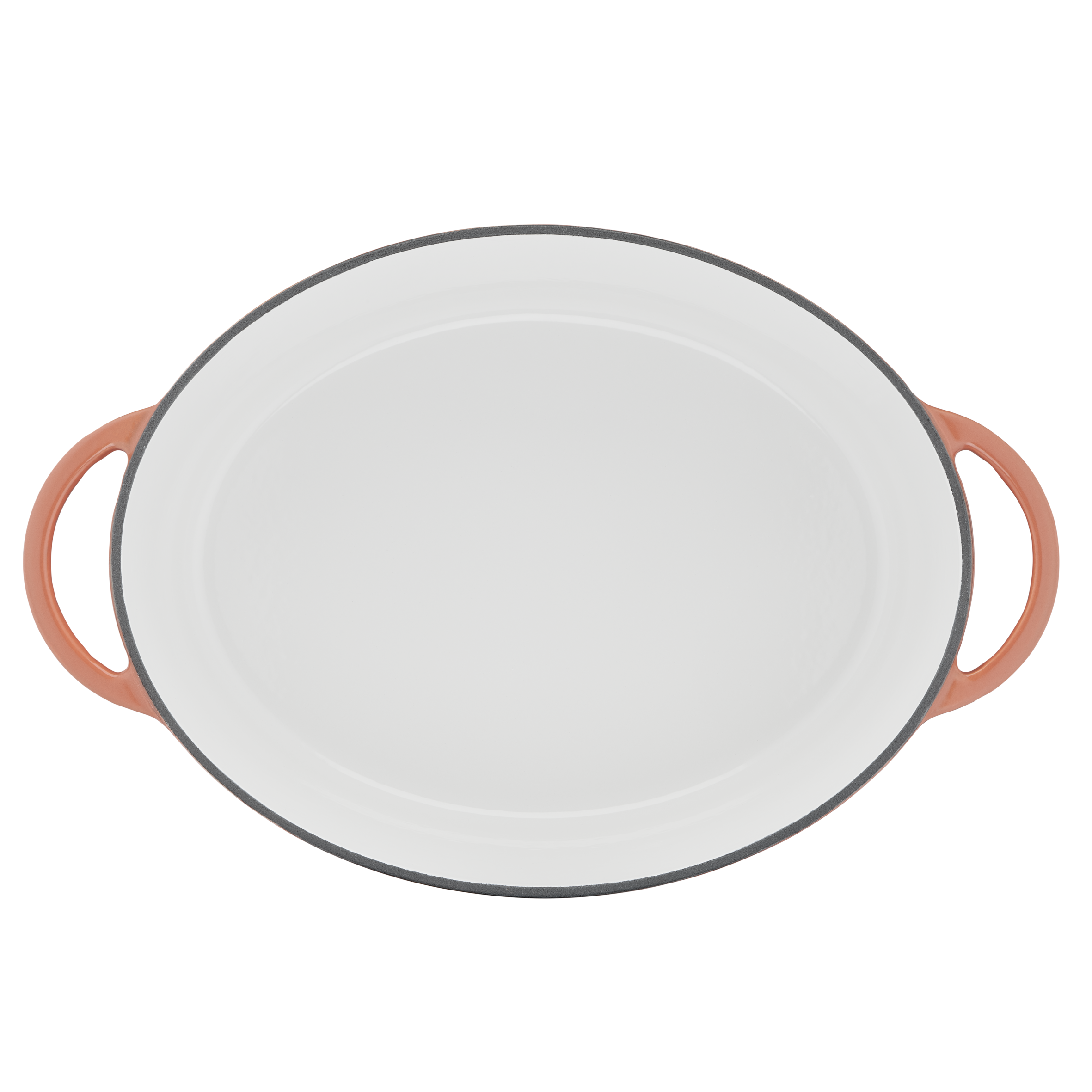 LOV, Cocotte en fonte ovale 34x26 cm, Induction, Four, Éco-conçue, Terracotta