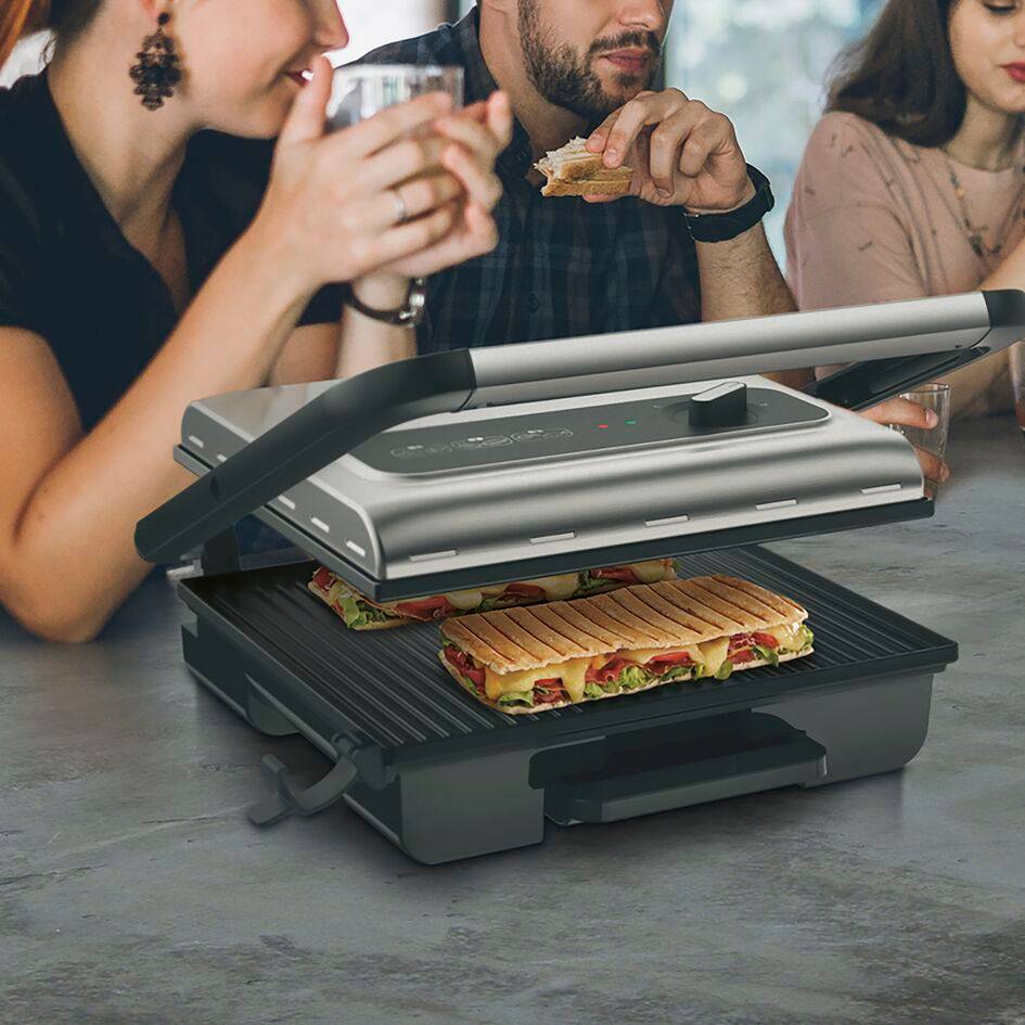 Inicio, Grill multifonction, Croque-Monsieur, Panini, 2000W, Thermostat 3 positions