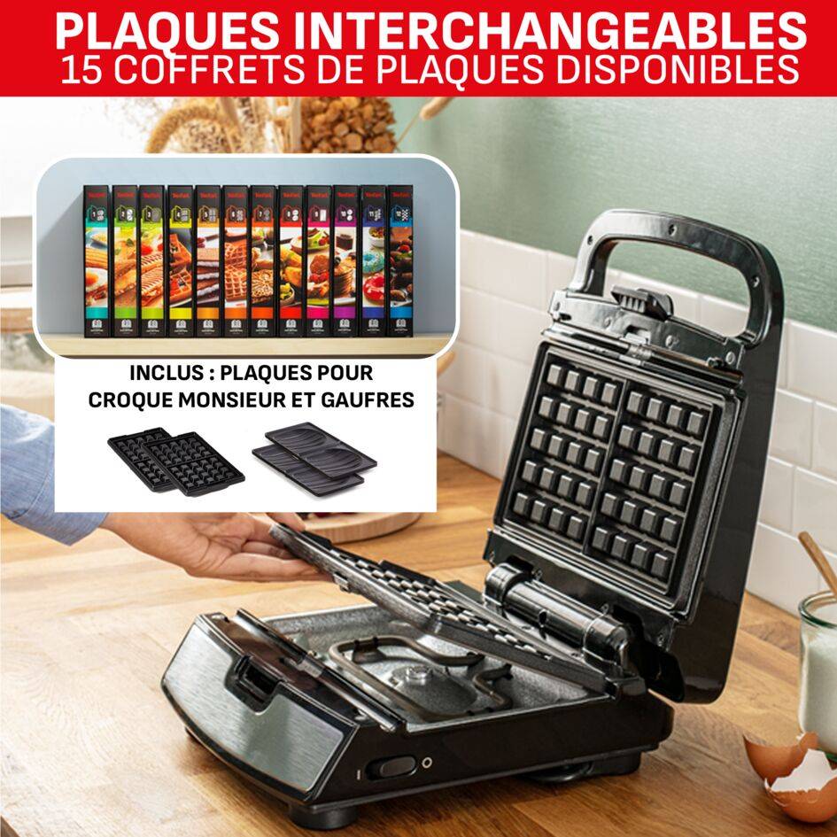 Snack collection, Appareil à croques et gaufres, Coffrets de plaques à collectionner