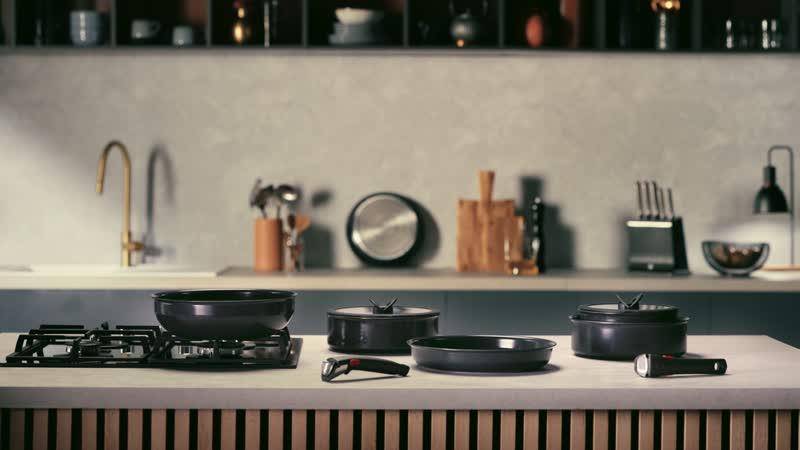 Ingenio Excellence Ceramic, Sauteuse 24&nbsp;cm, Empilable, Revêtement céramique antiadhésif