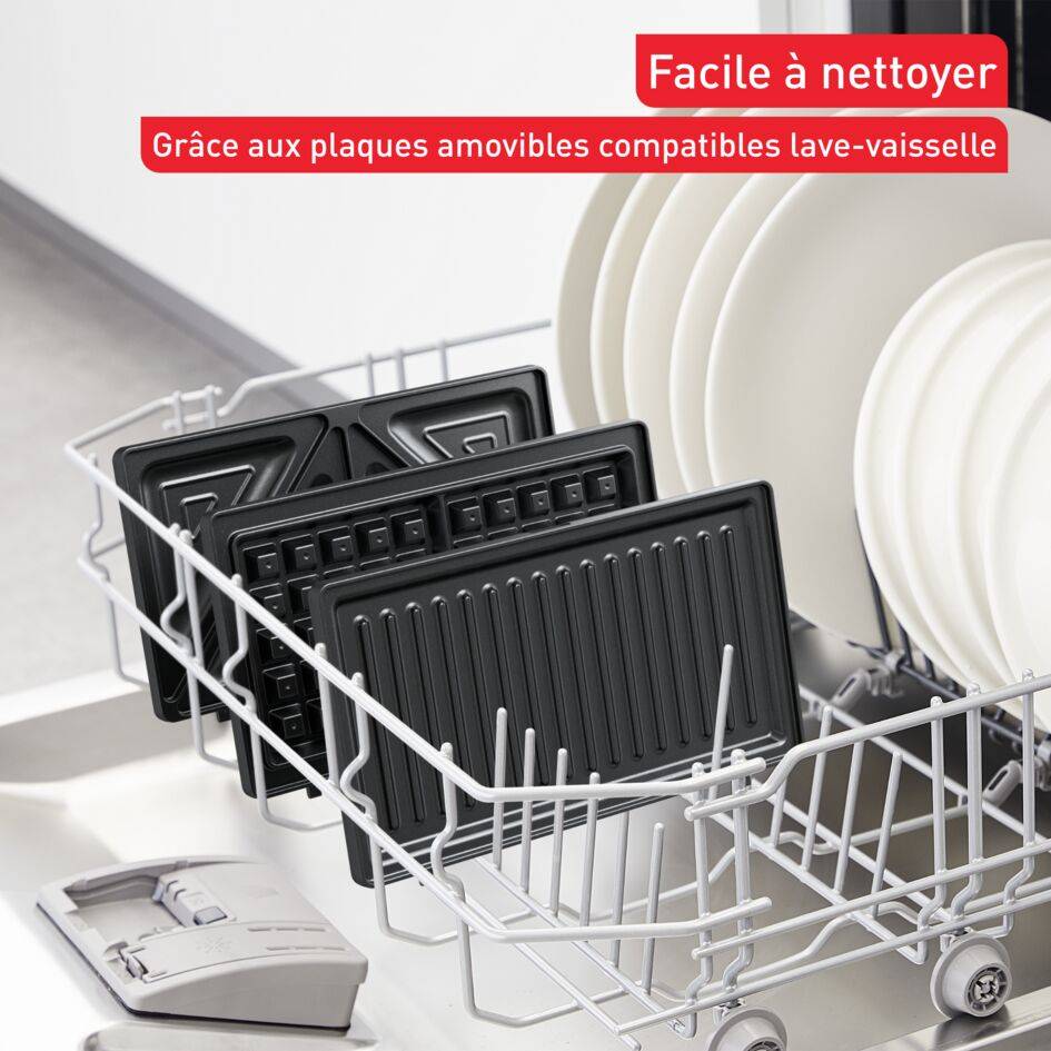 UltraCompact 3-en-1, Appareil à gaufres, Sandwichs et Paninis