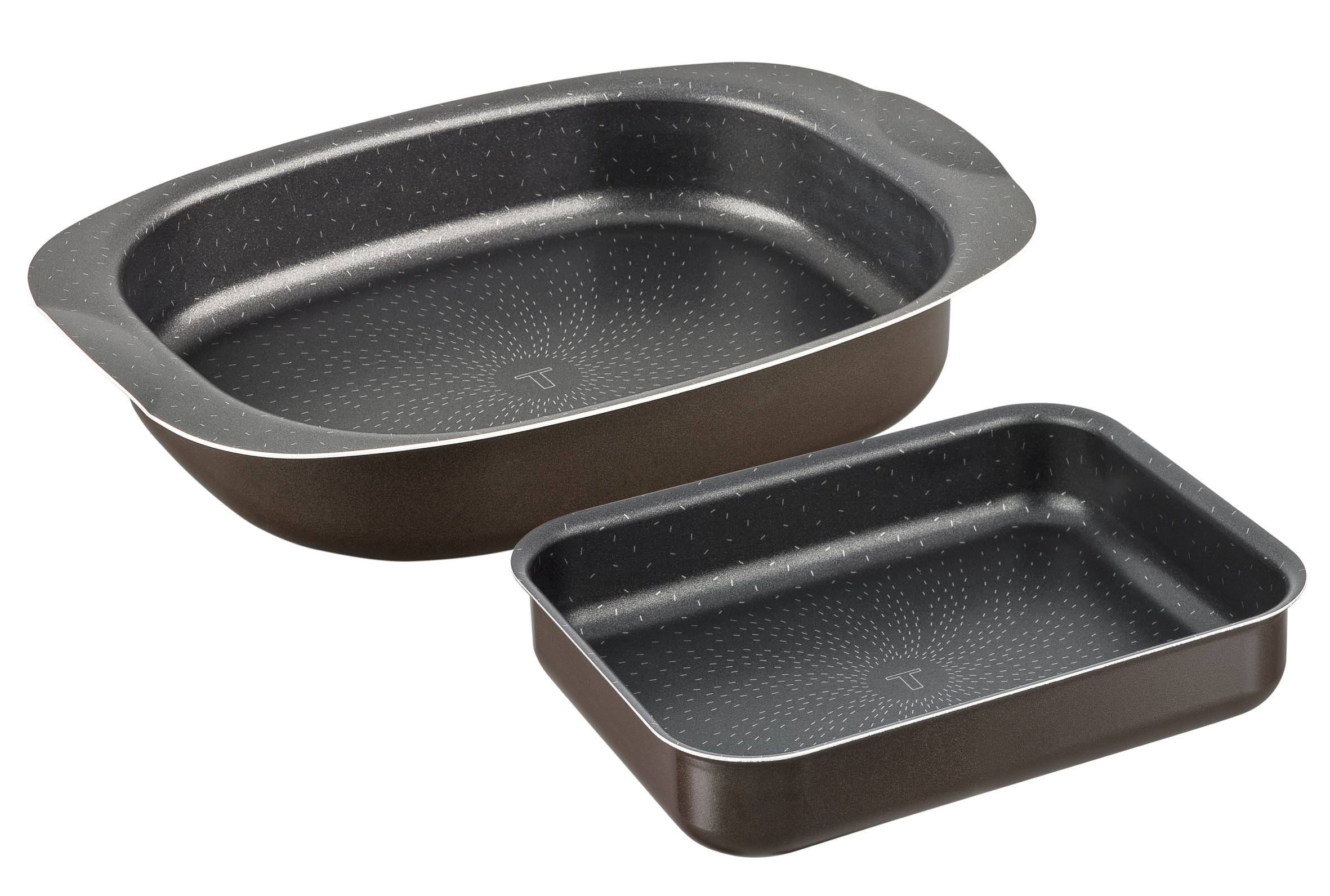 SUCCESS Set 2 pièces : Plat à gratin 24 x 36 cm, Plat à four 19 x 25 cm