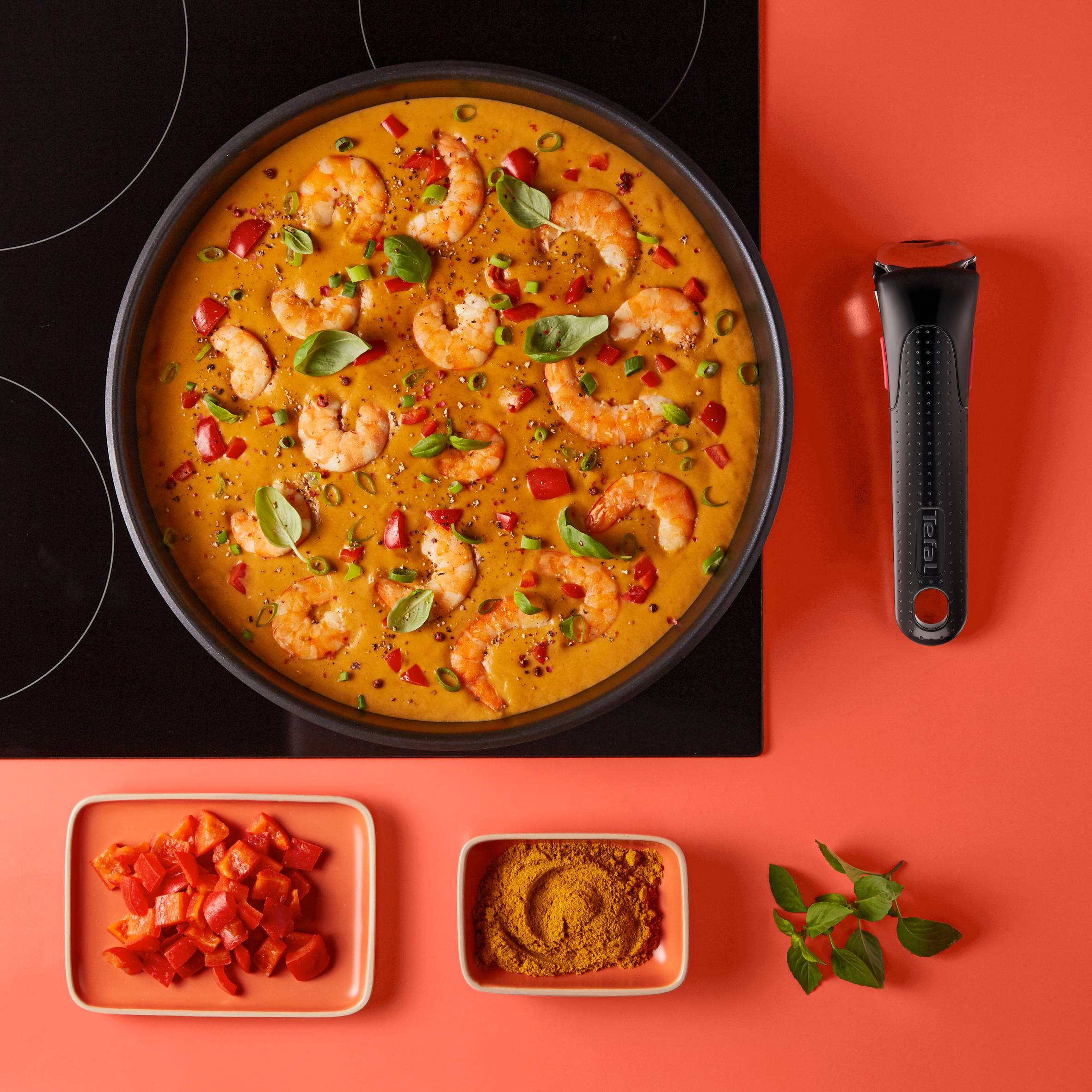 Ingenio Emotion, Inox + antiadhésif, Batterie de cuisine 15 pièces, Induction