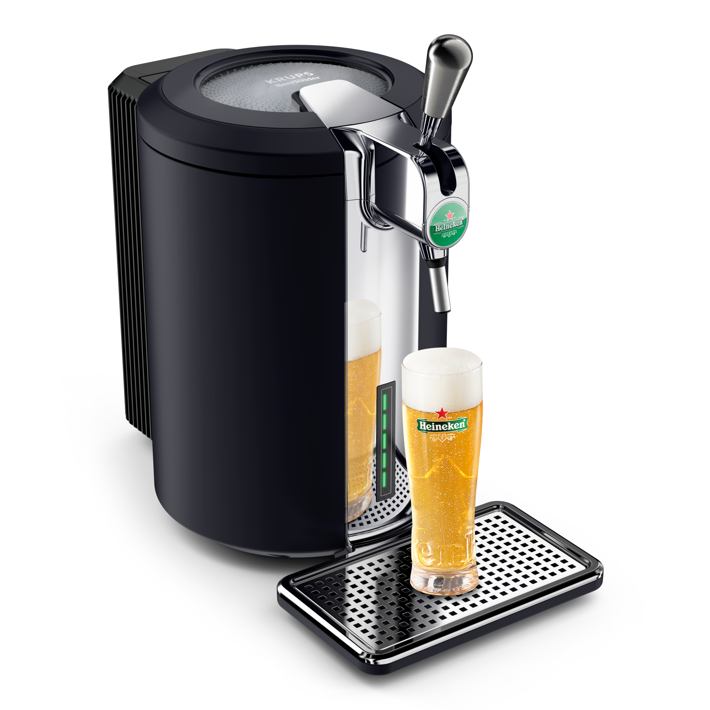 Compact Ultimate, Beertender, Machine à bière pression, Indicateur niveau fût et température, KRUPS