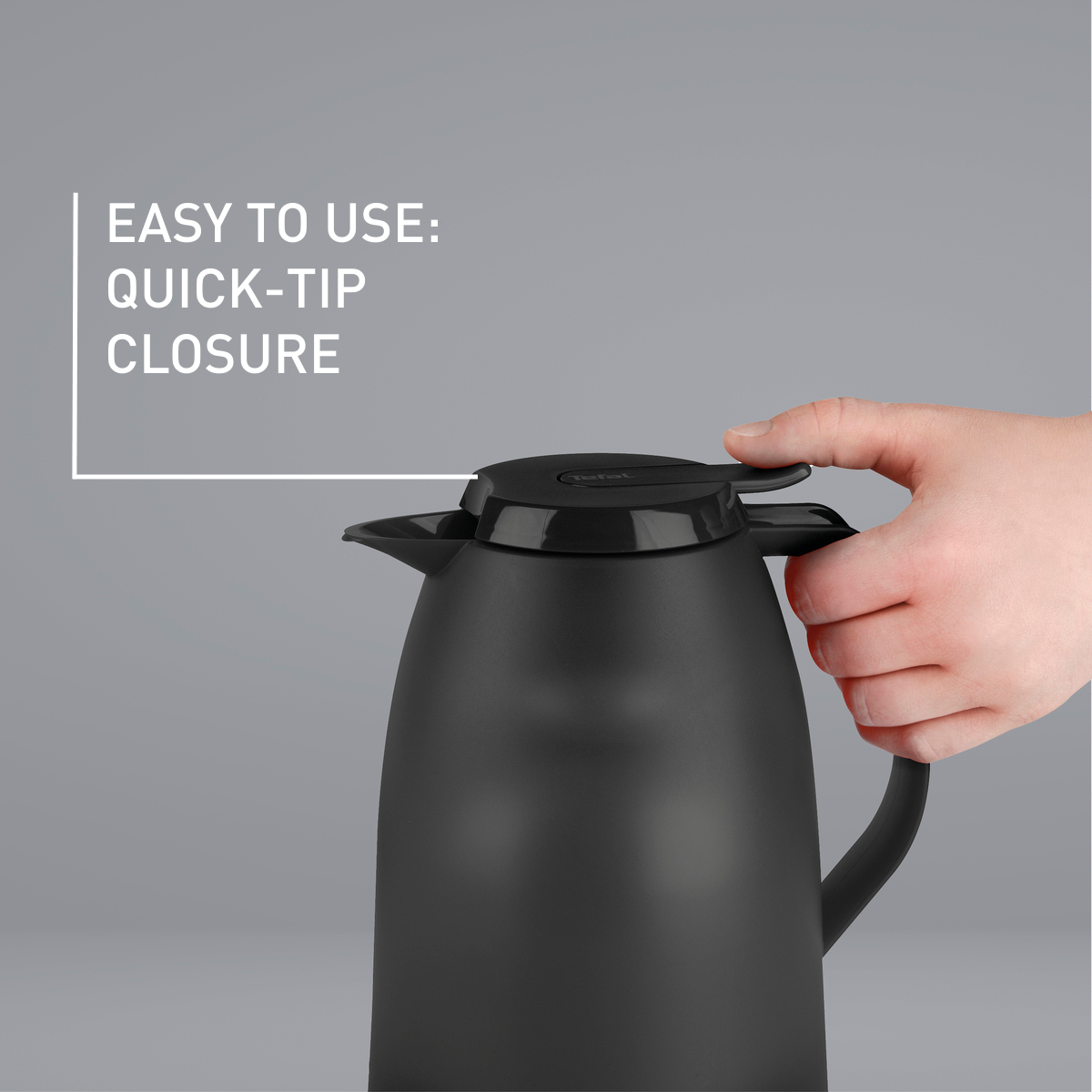 Carafe isotherme 1 L - Noir translucide MAMBO