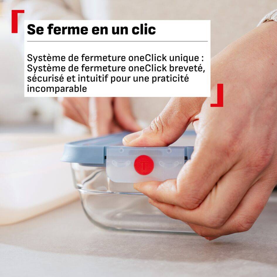 ONECLICK GLASS, BOÎTE DE CONSERVATION