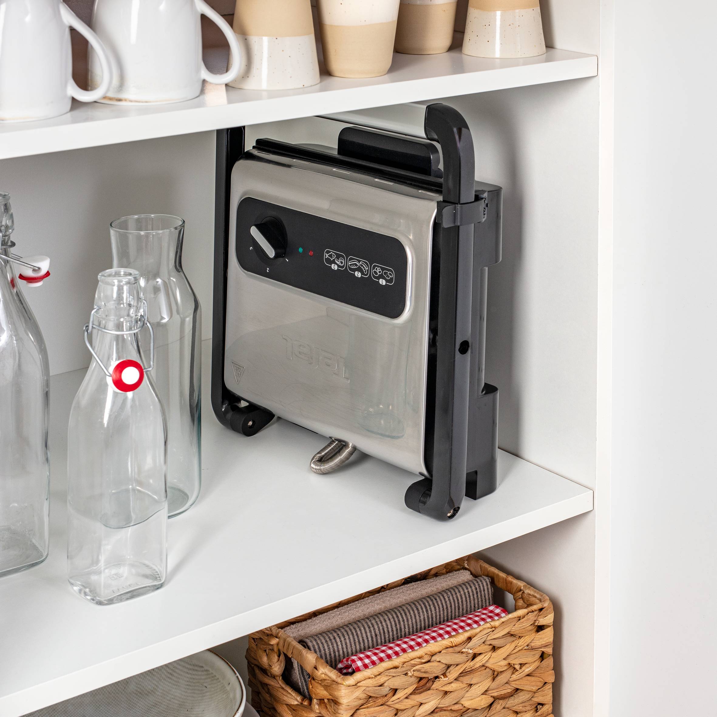 Inicio, Grill multifonction, Croque-Monsieur, Panini, 2000W, Thermostat 3 positions