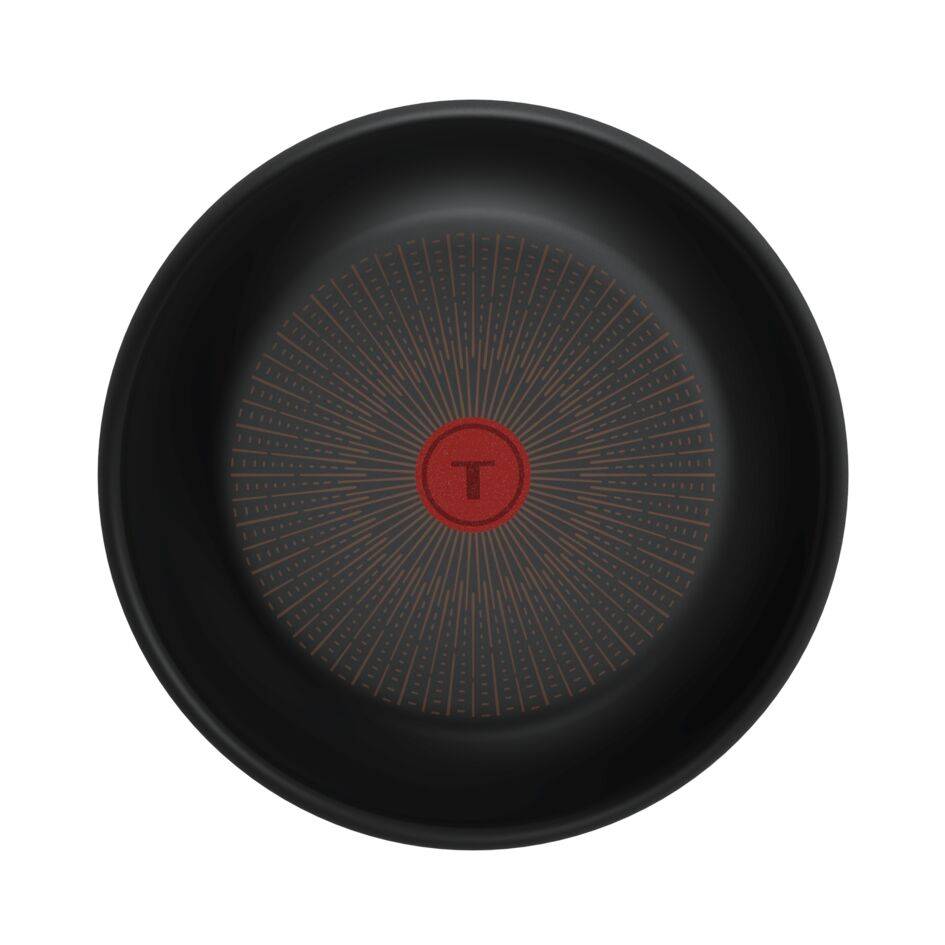 Ingenio Excellence + Fusion, Poêle wok 28 cm, Empilable, Revêtement antiadhésif, Induction