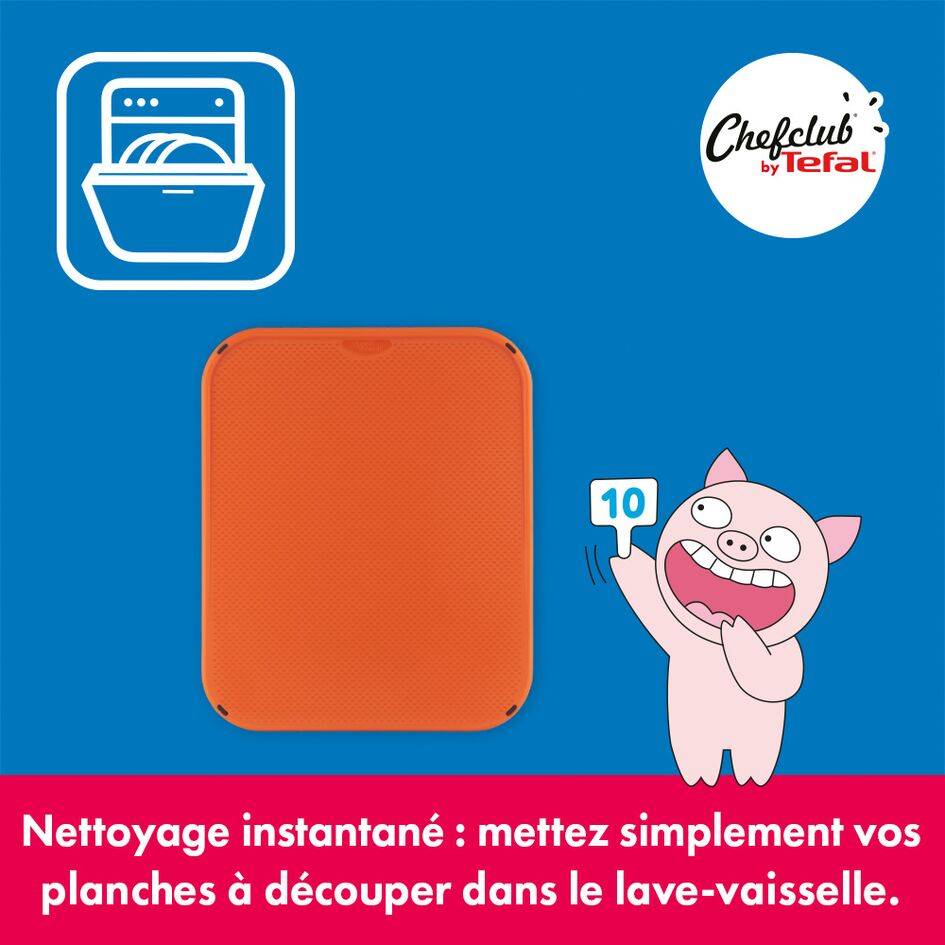 Chefclub by Tefal Planche à découper 28X23X0,75 cm