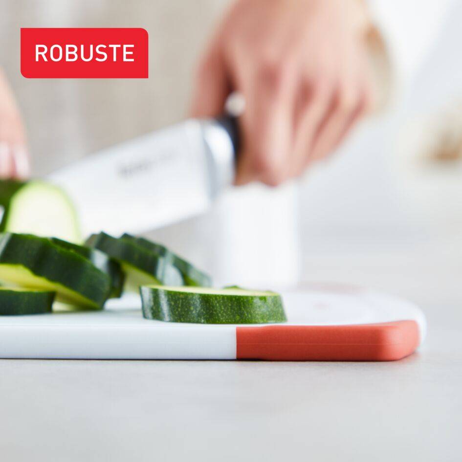 Fresh Kitchen, Planche à découper, Plastique robuste, Antidérapante, Poignée