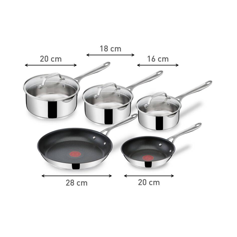 Jamie Oliver cook's direct inox batterie de cuisine 8 pcs 
