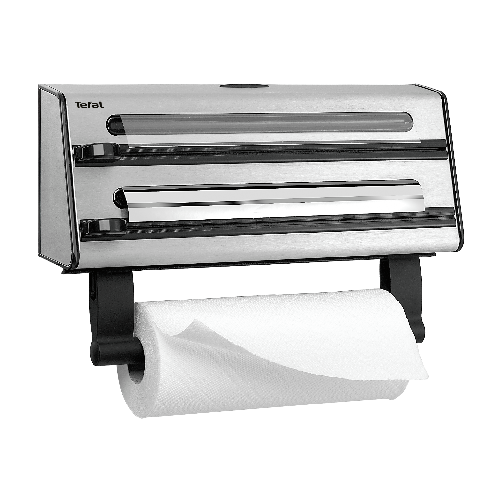 Ingenio Kitchen Gadgets, Triple distributeur, Essuie-tout, Papier aluminium, Film plastique