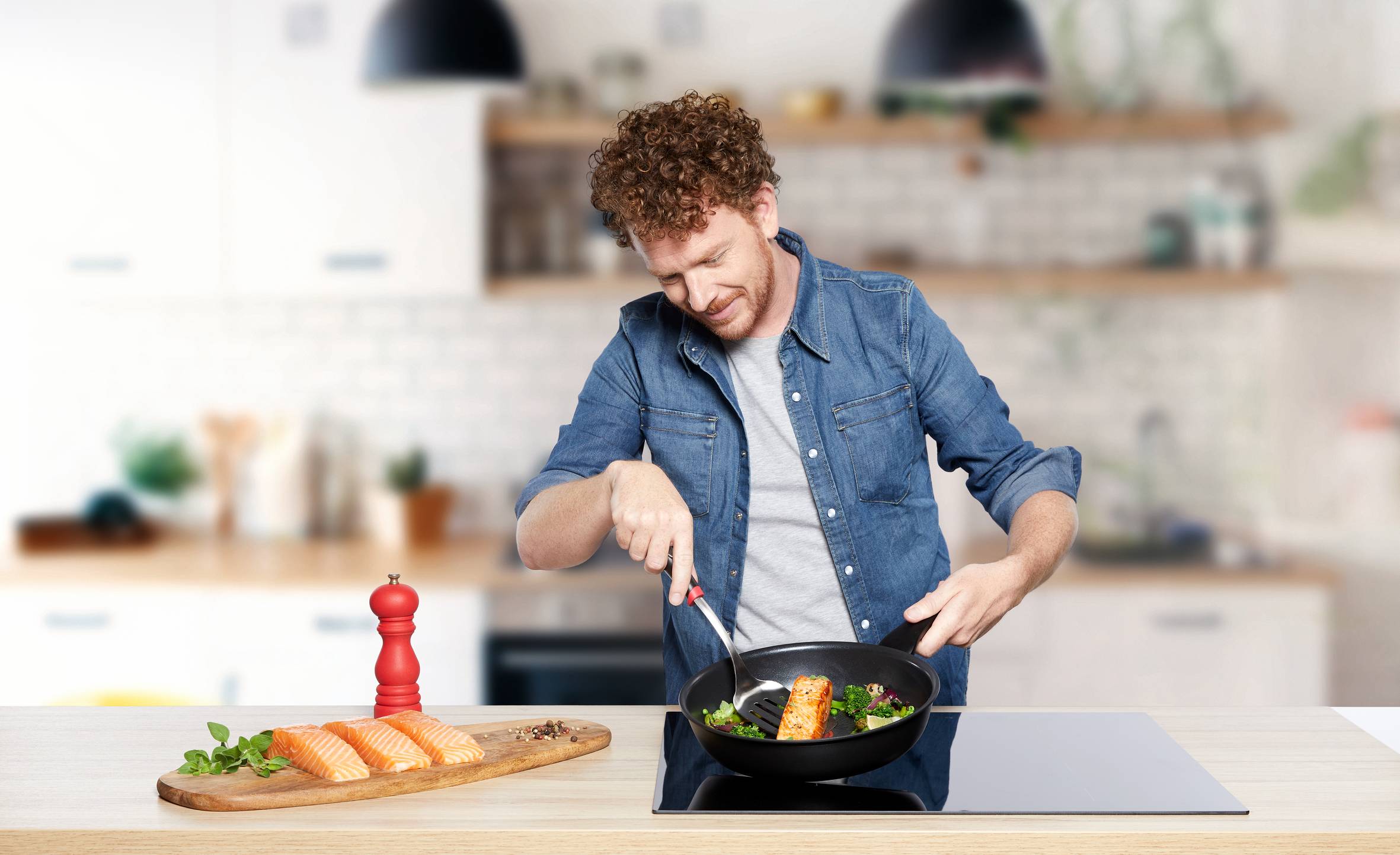 Unlimited, Antiadhésif, Poêles 24/28 cm + wok 28 cm, Induction