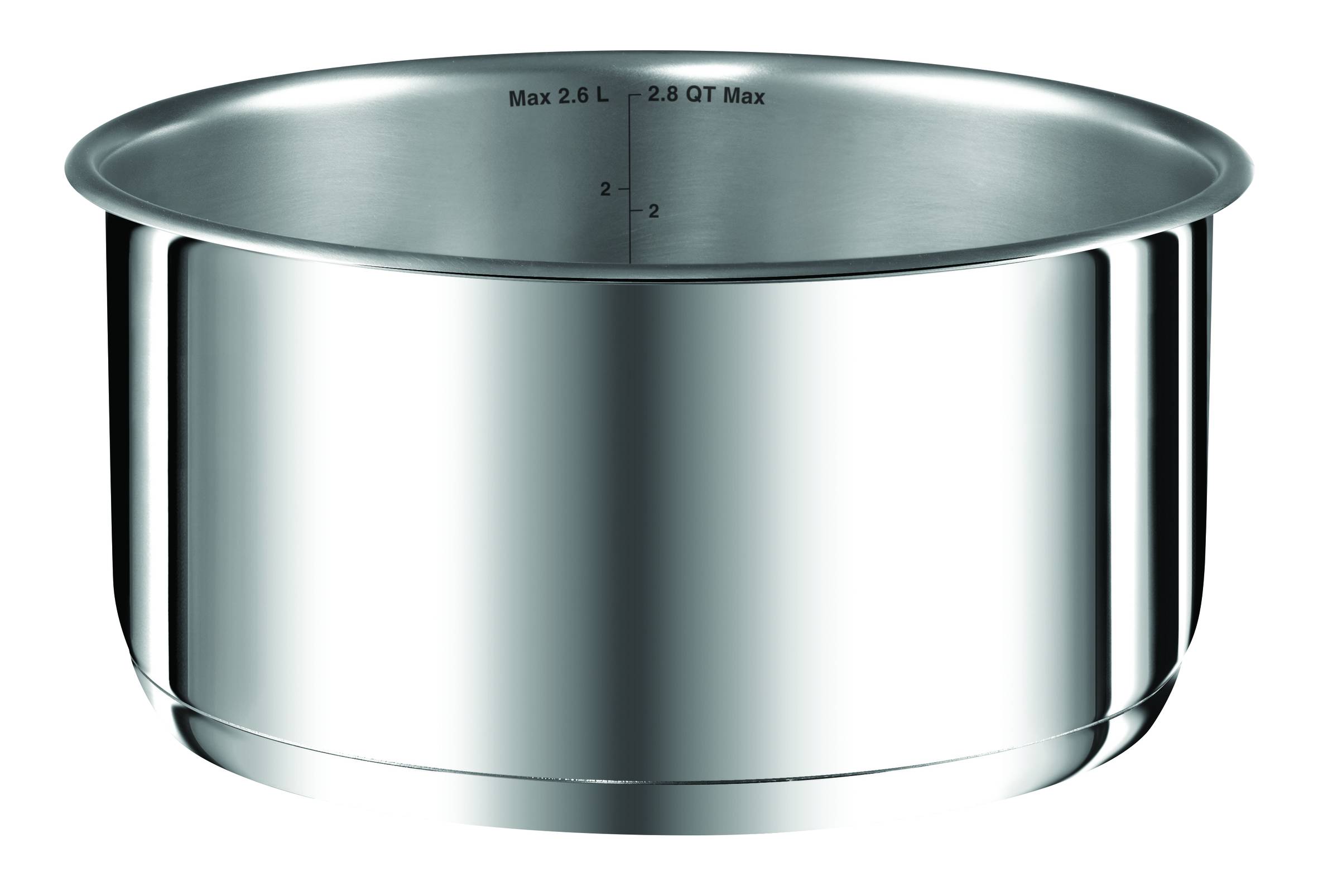 INGENIO PREFERENCE Inox Batterie de cuisine 4 pieces - Poêle 28 cm + casserole 20 cm + 1 couvercle verre + 1 poignée
