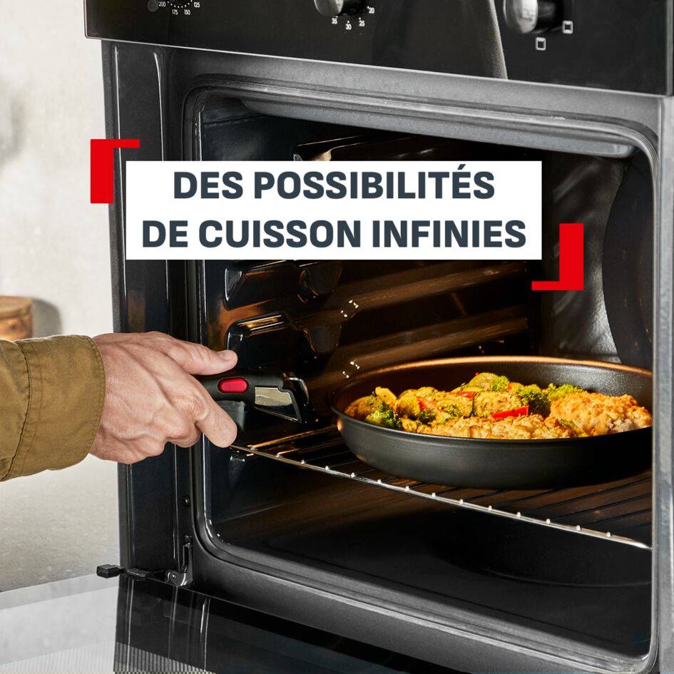 Ingenio Excellence+, Batterie de cuisine 3&nbsp;pièces, Empilable, Revêtement antiadhésif