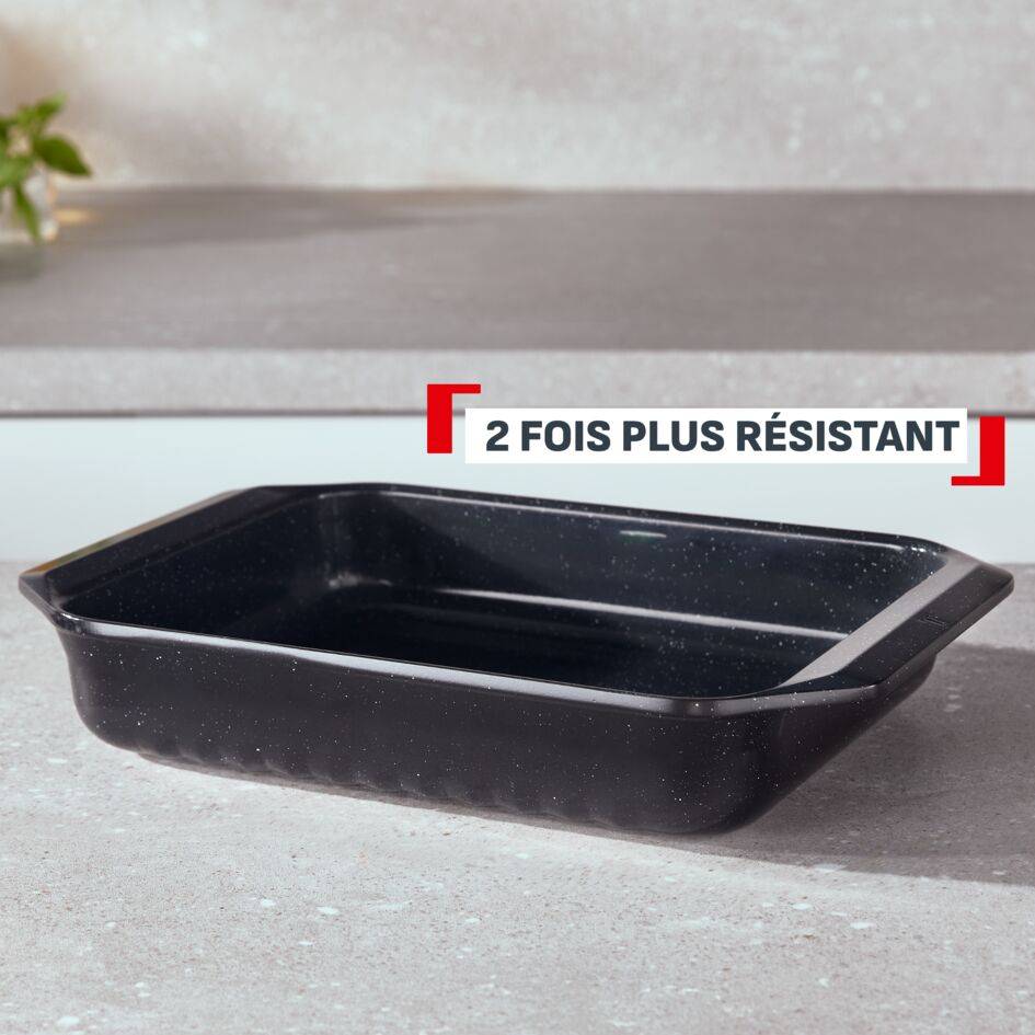 Excellence, Plat à four moyen en fonte d'aluminium 34x24 cm, Revêtement antiadhésif