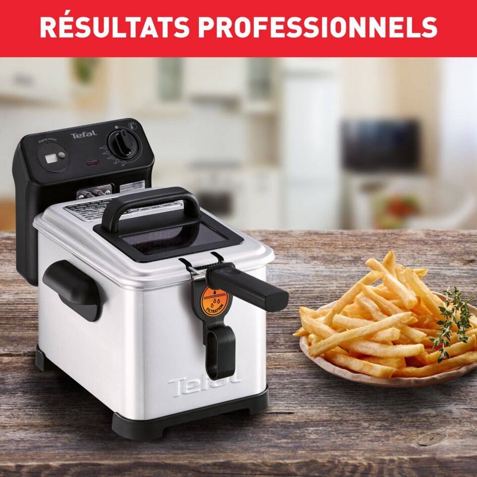 Filtra Pro, Friteuse à huile semi-professionnelle, 4L, Jusqu'à 4 personnes