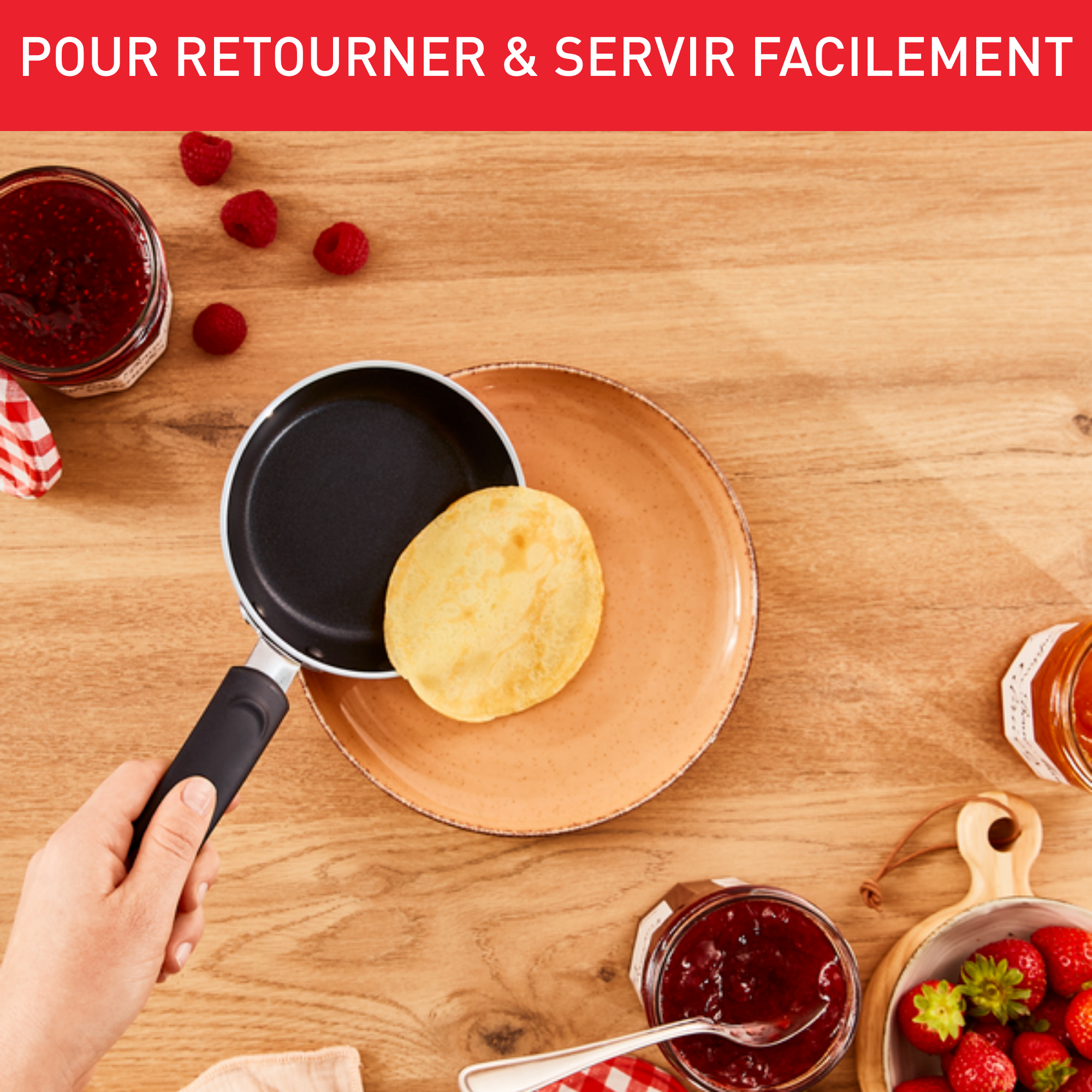 Tefal Bonne Maman Mini-poêle à pancakes 12 cm