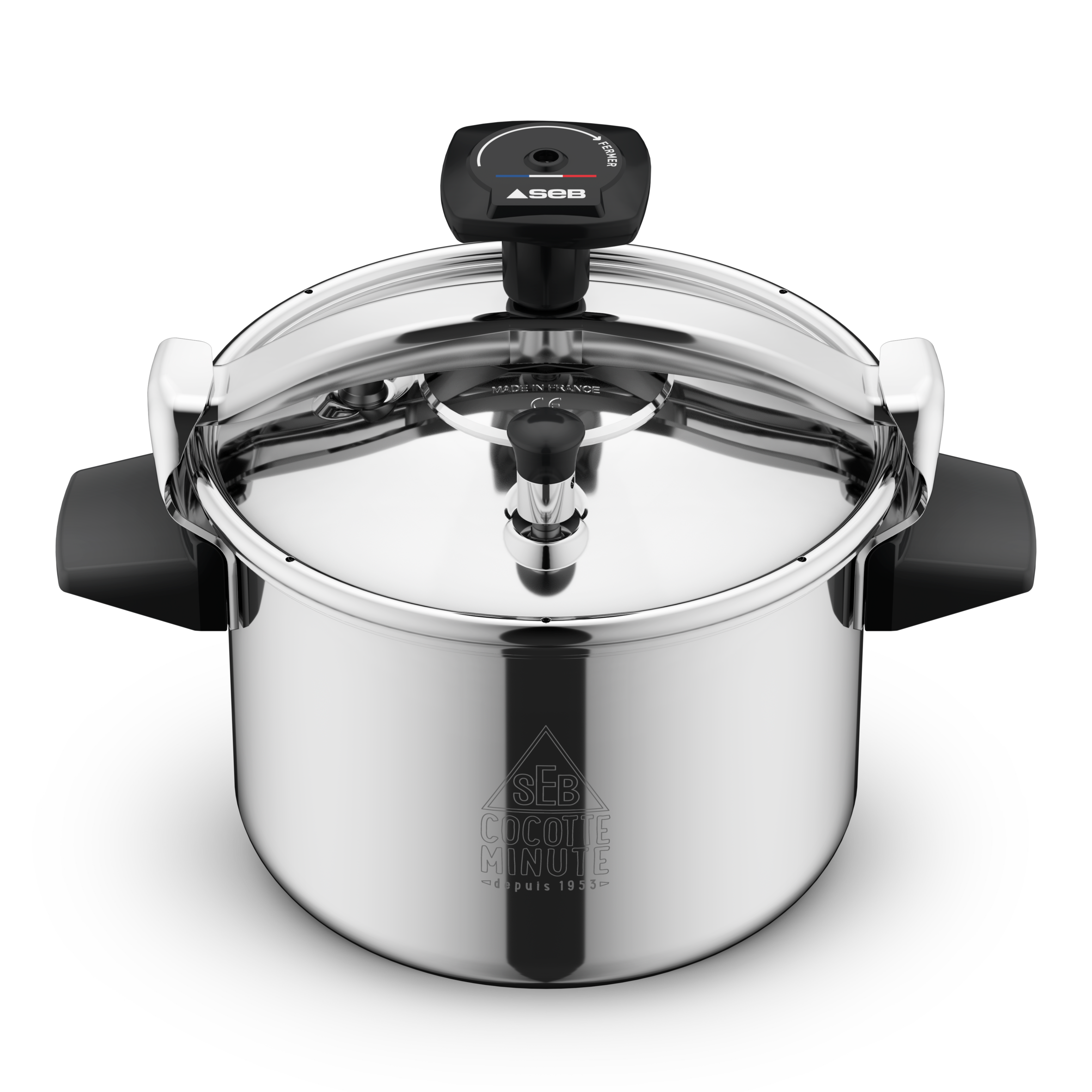 AUTHENTIQUE Eco Cocotte-Minute® 6 L, Induction, Cuisson rapide, Cuisine saine, Fabriqué en France