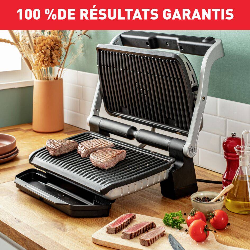 Optigrill+ XL, grill intelligent, 9 programmes, mode manuel, XL jusqu’à 8 personnes