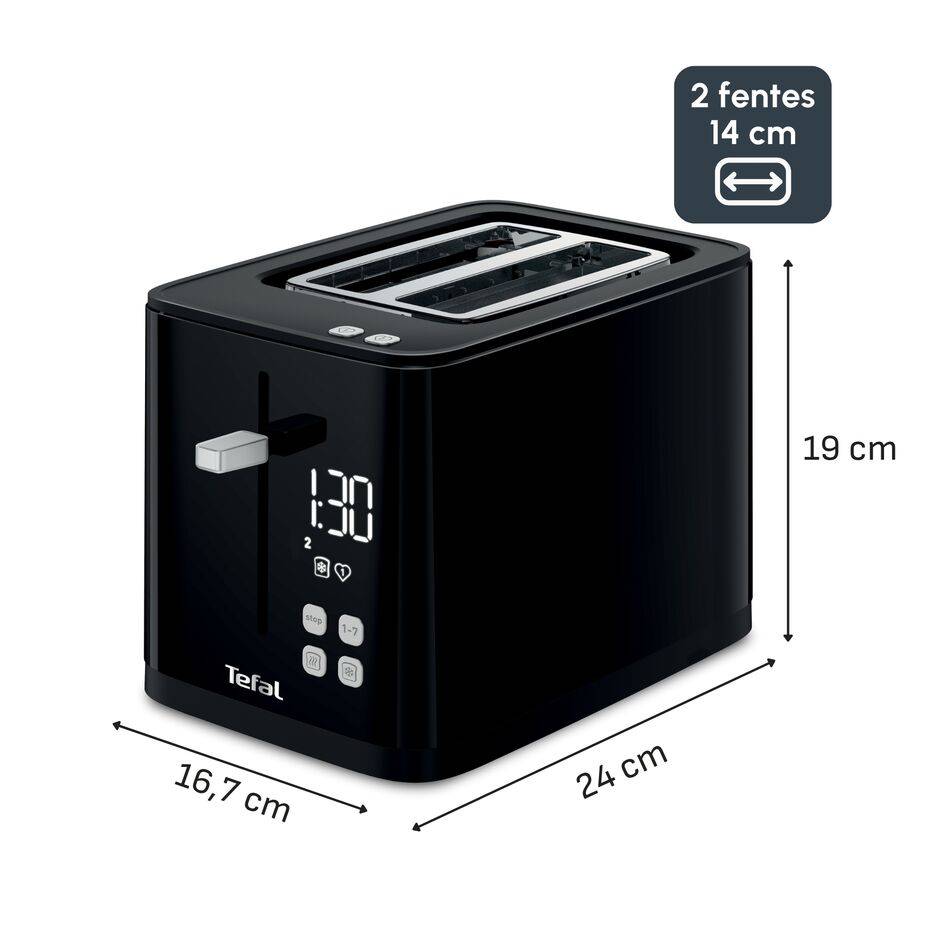 Smart'N Light, Grille-pain électrique, Numérique, 7 niveaux de dorage