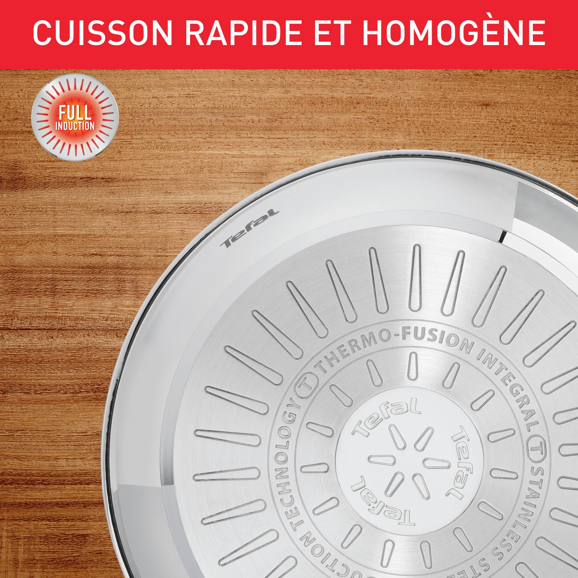 Duetto On, Poêle 20&nbsp;cm, Inox de qualité supérieure, Garantie de 10&nbsp;ans